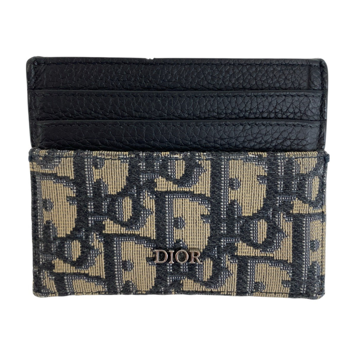 20254
Dior ディオール オブリーク ネイビー シルバー金具 キャンバス / レザー カードケース 名刺入れ 男女兼用 レディース ABP22