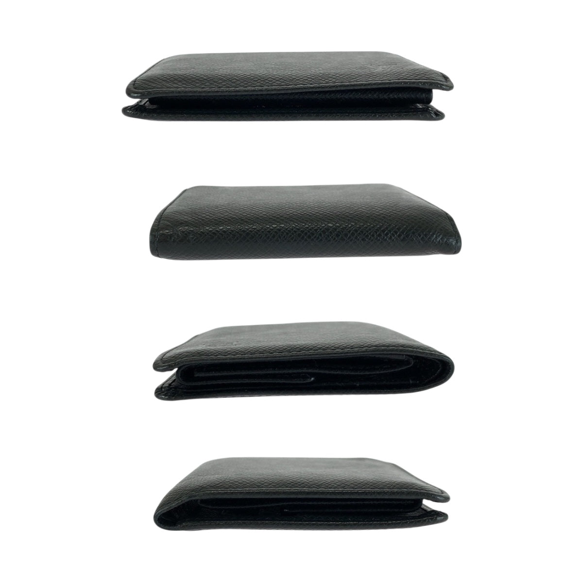 20259
LOUIS VUITTON ルイヴィトン タイガ ポルトビエ 3 カルトクレディ アルドワーズ ブラック 黒 シルバー金具 レザー M30452 折財布 コンパクトウォレット メンズ ABP21