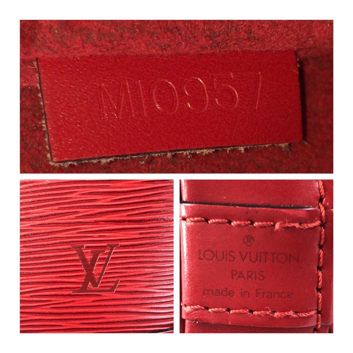 20262
LOUIS VUITTON ルイヴィトン エピ アルマ レッド ゴールド金具 エピレザー M52147 ハンドバッグ トートバック レディース AB50