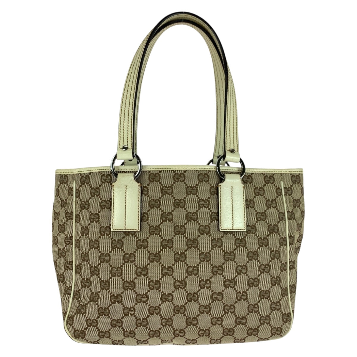 20263
GUCCI グッチ ベージュ シルバー金具 GGキャンバス 113019 トートバッグ ショルダーバッグ レディース ABP36