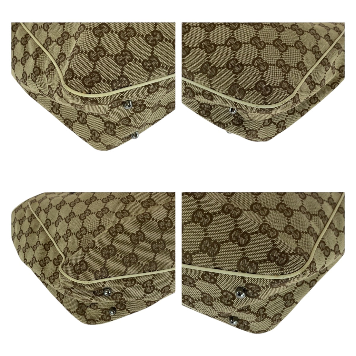 20263
GUCCI グッチ ベージュ シルバー金具 GGキャンバス 113019 トートバッグ ショルダーバッグ レディース ABP36