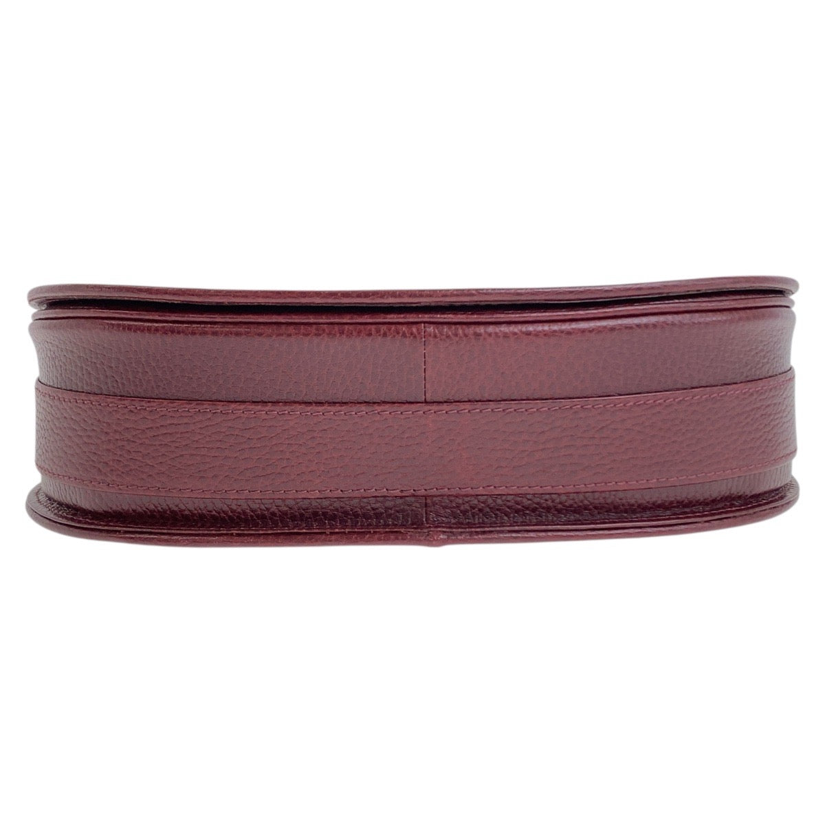 20271
CARTIER カルティエ マストライン ワインレッド ボルドー ゴールド金具 レザー ショルダーバッグ レディース A35