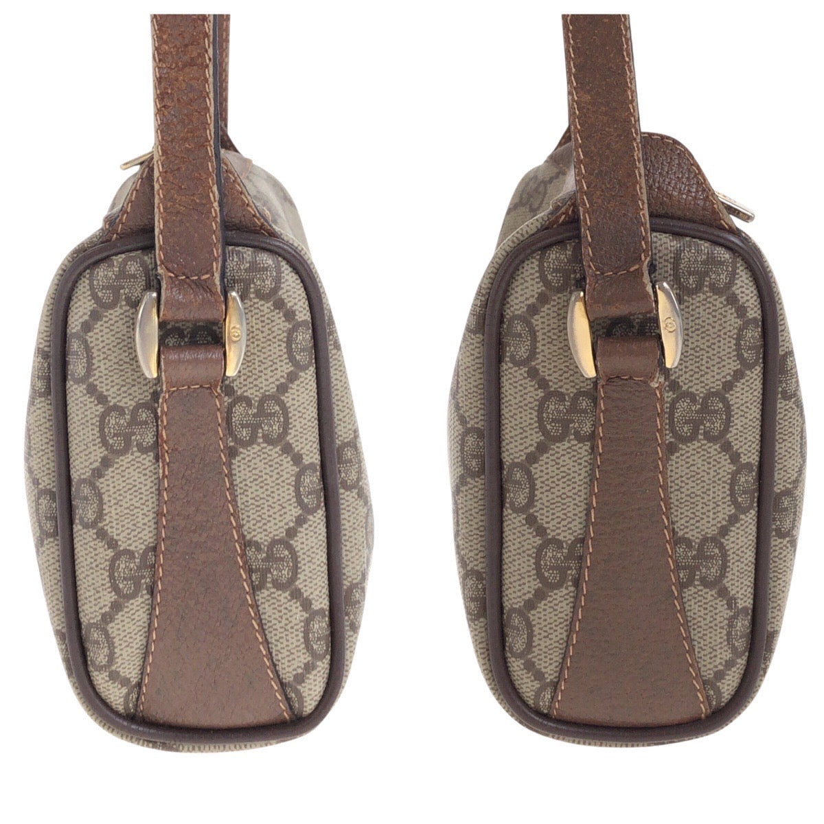 20272
GUCCI グッチ ヴィンテージ オールドグッチ シェリーライン ベージュ ブラウン ゴールド金具 GGスプリームキャンバス 001 904 2018 ショルダーバッグ レディース AB29