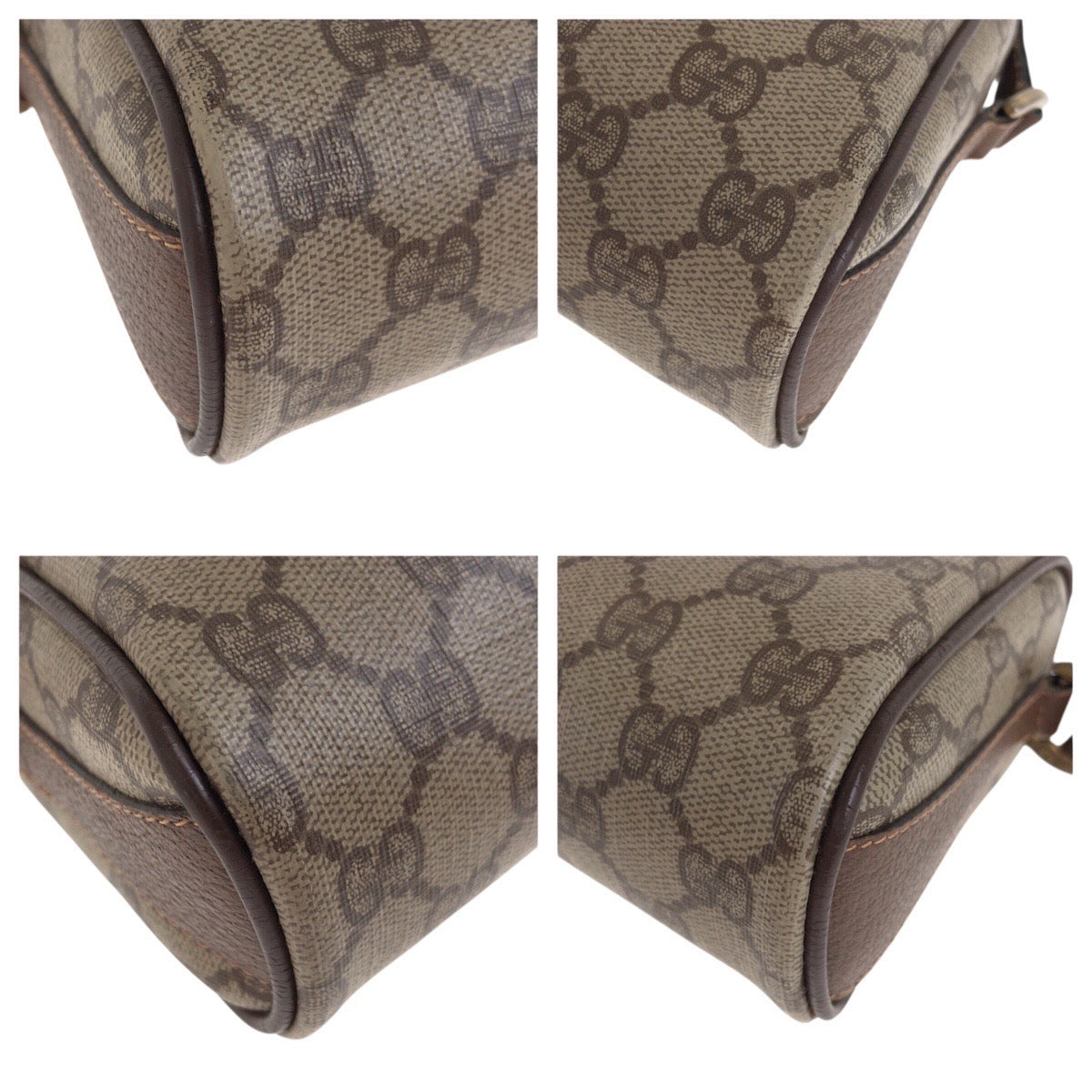 20272
GUCCI グッチ ヴィンテージ オールドグッチ シェリーライン ベージュ ブラウン ゴールド金具 GGスプリームキャンバス 001 904 2018 ショルダーバッグ レディース AB29