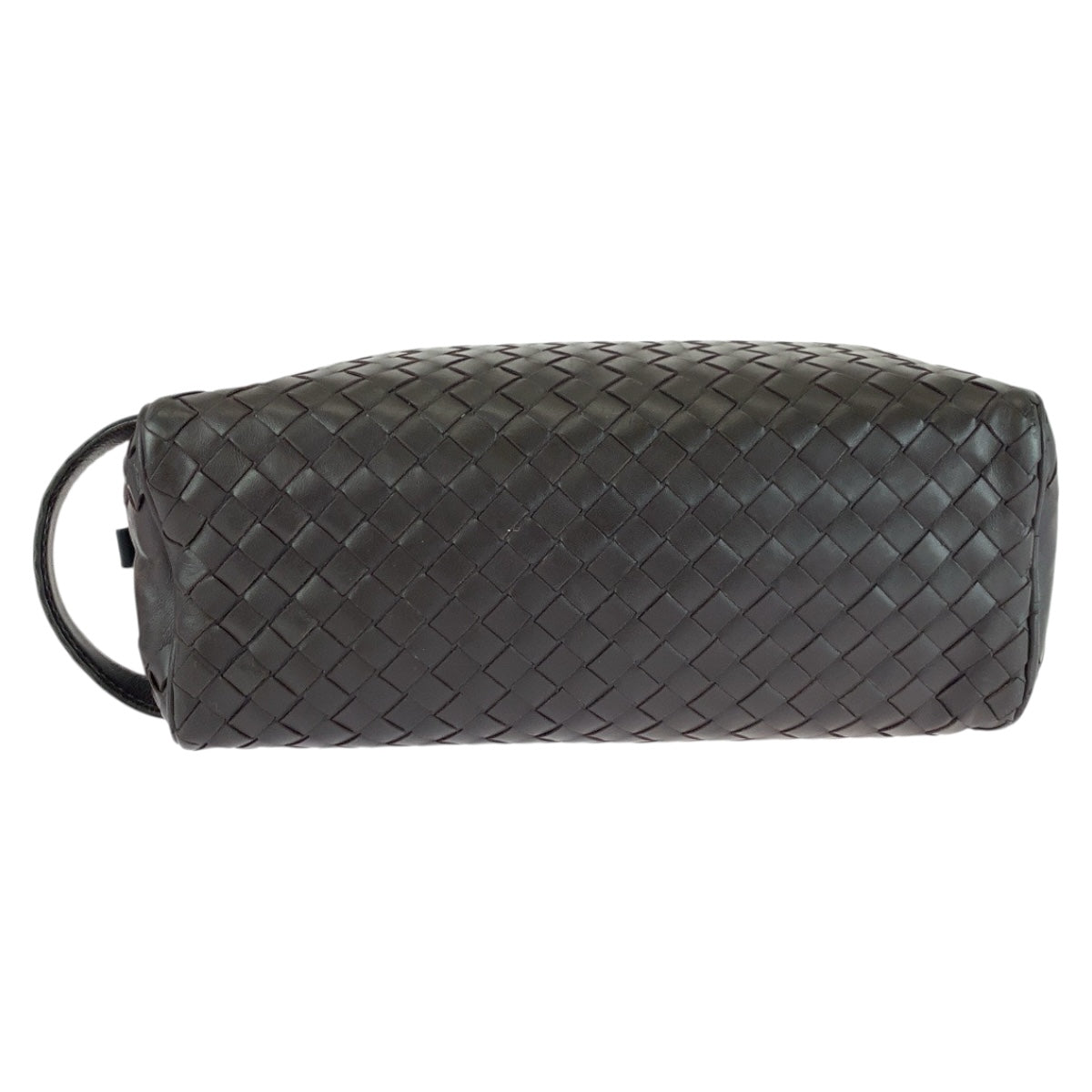 20276
BOTTEGAVENETA ボッテガヴェネタ イントレチャート ブラウン シルバー金具 レザー セカンドバッグ ハンドバッグ メンズ ABP29