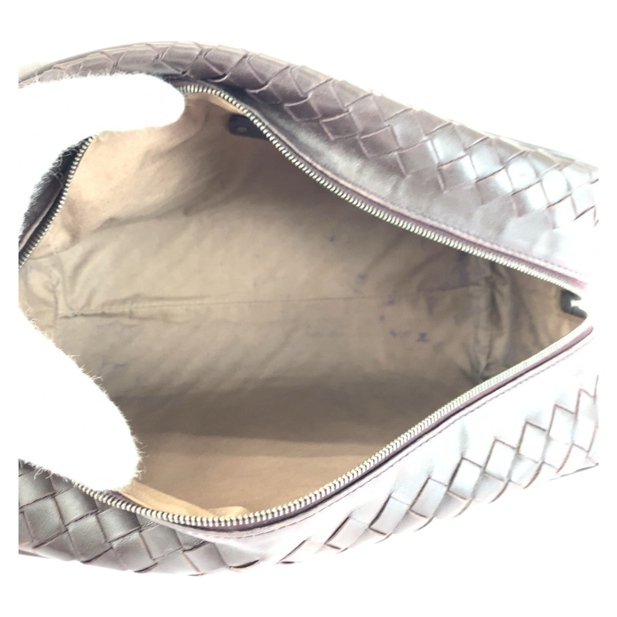 20276
BOTTEGAVENETA ボッテガヴェネタ イントレチャート ブラウン シルバー金具 レザー セカンドバッグ ハンドバッグ メンズ ABP29