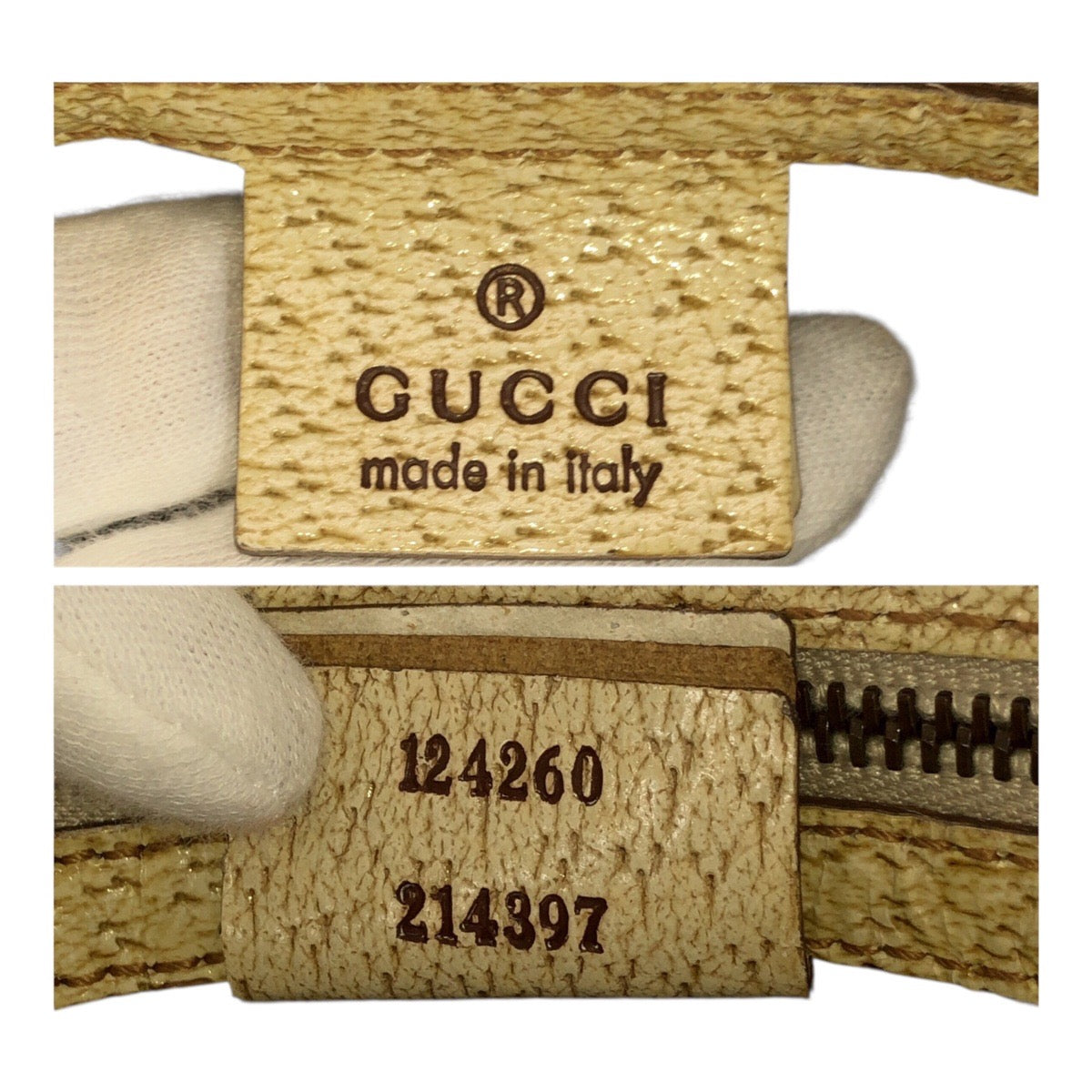 20277
GUCCI グッチ GGキャンバス スタッズ アイボリー ゴールド 金具 キャンバス / レザー 124260 トートバッグ ショルダーバッグ レディース AB35