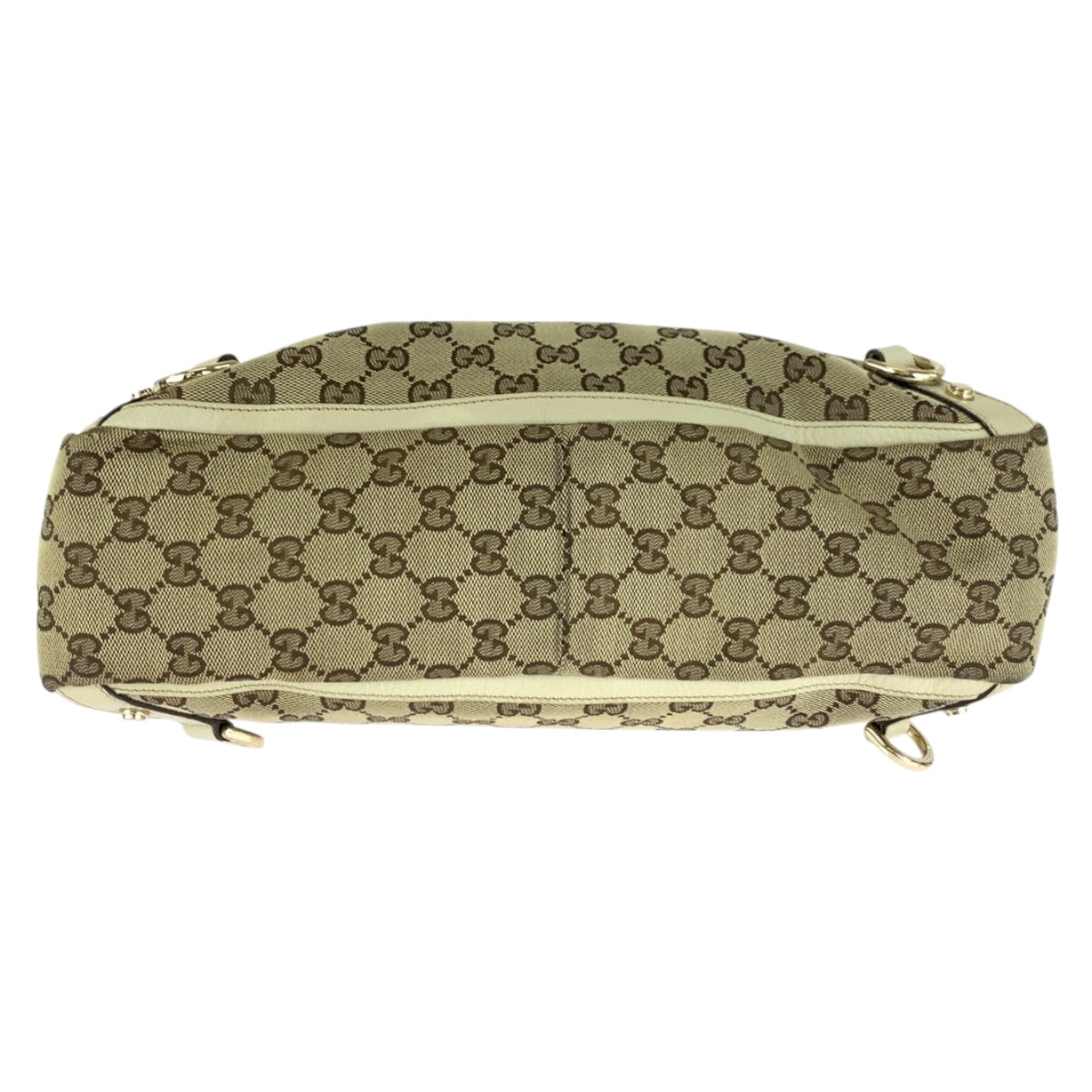 20279
GUCCI グッチ アビー ベージュ ホワイト ゴールド金具 GGキャンバス 17004 トートバッグ ショルダーバッグ レディース AB29