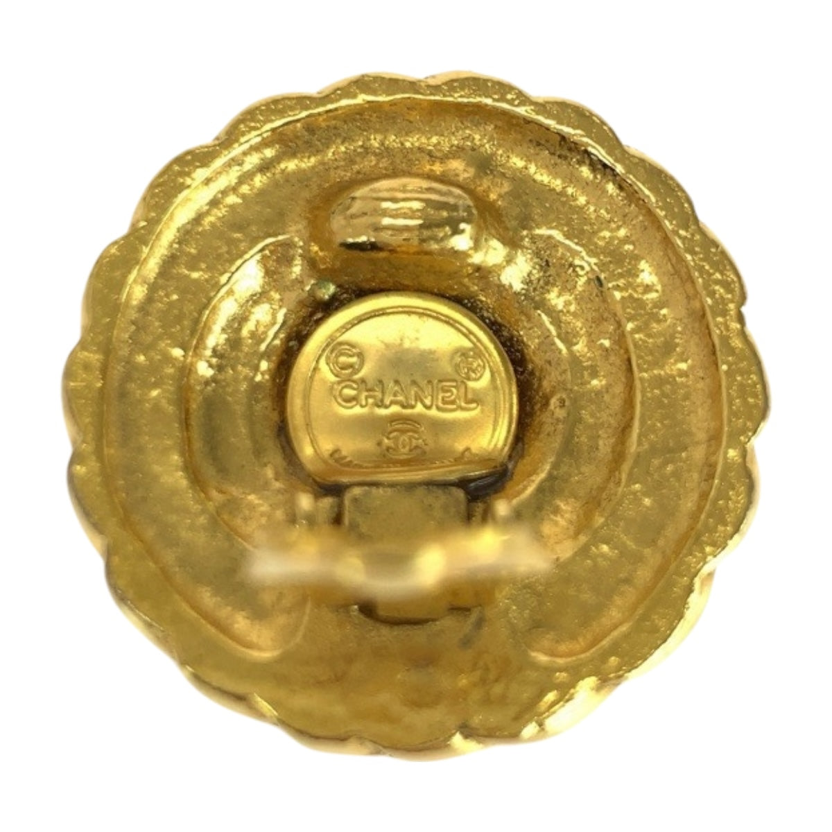 20280
CHANEL シャネル ココマーク ゴールド メッキ イヤリング レディース ABP31