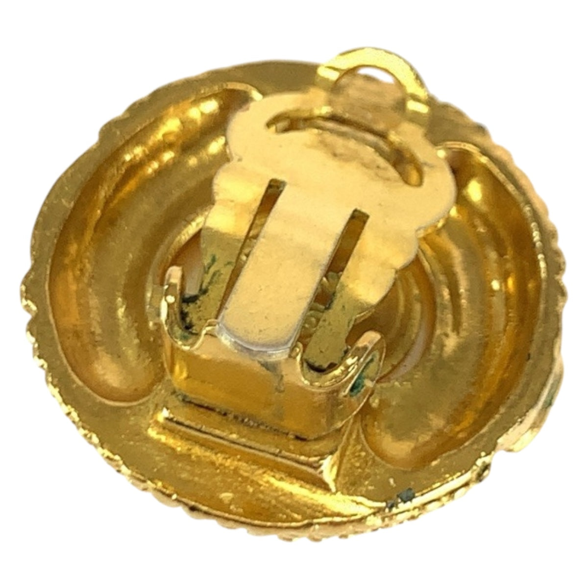 20281
CHANEL シャネル ヴィンテージ フェイクパール ココマーク ゴールド ホワイト メッキ / フェイクパール イヤリング レディース ABP35