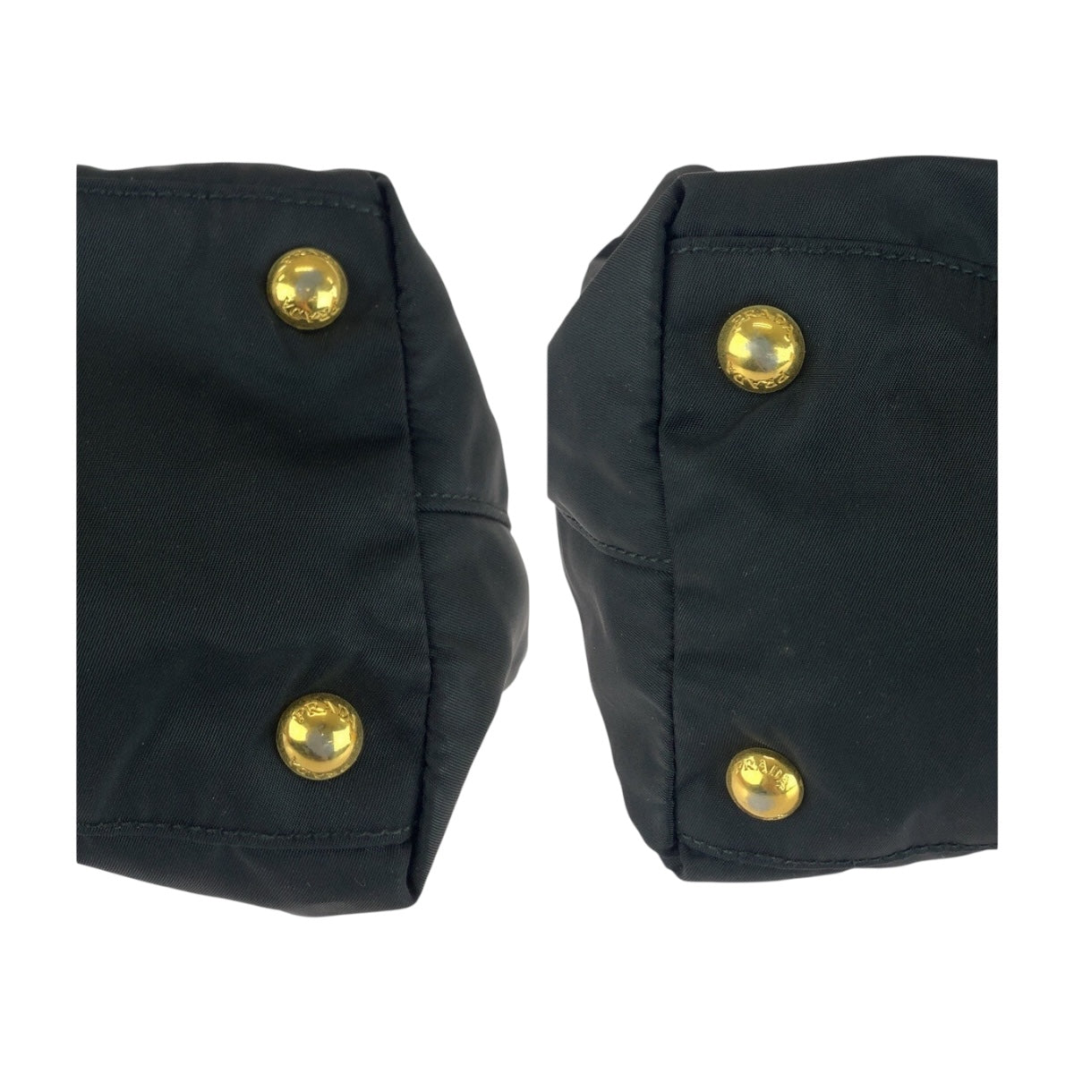 20287
PRADA プラダ テスート 三角ロゴプレート ブラック 黒 シルバー金具 ナイロン トートバッグ ショルダーバッグ レディース ABP36