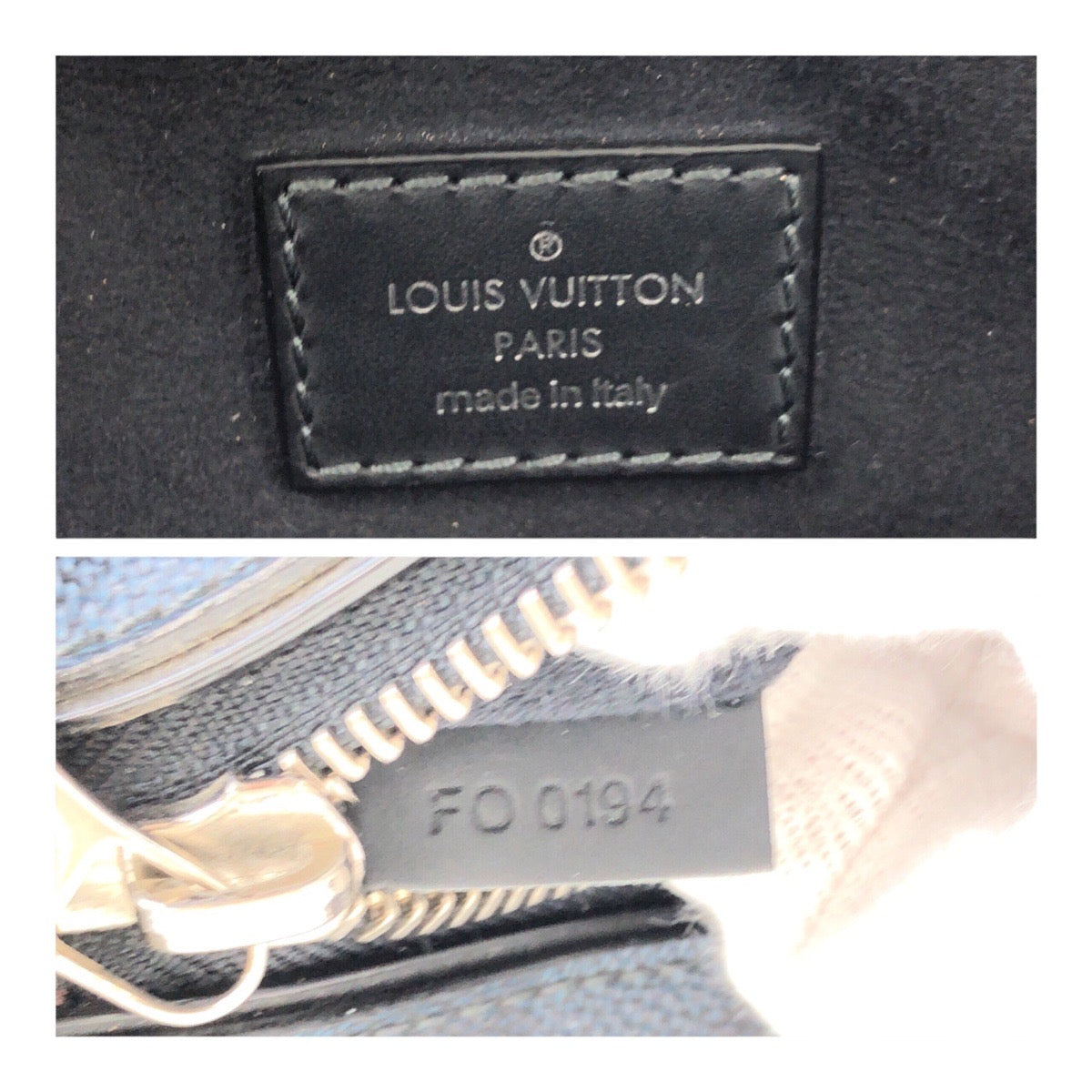 20290
LOUIS VUITTON ルイヴィトン ダミエ コバルト グリニッジ ネイビー ブラック シルバー金具 PVC / レザー N41351 ビジネスバッグ トートバッグ メンズ ABP850
