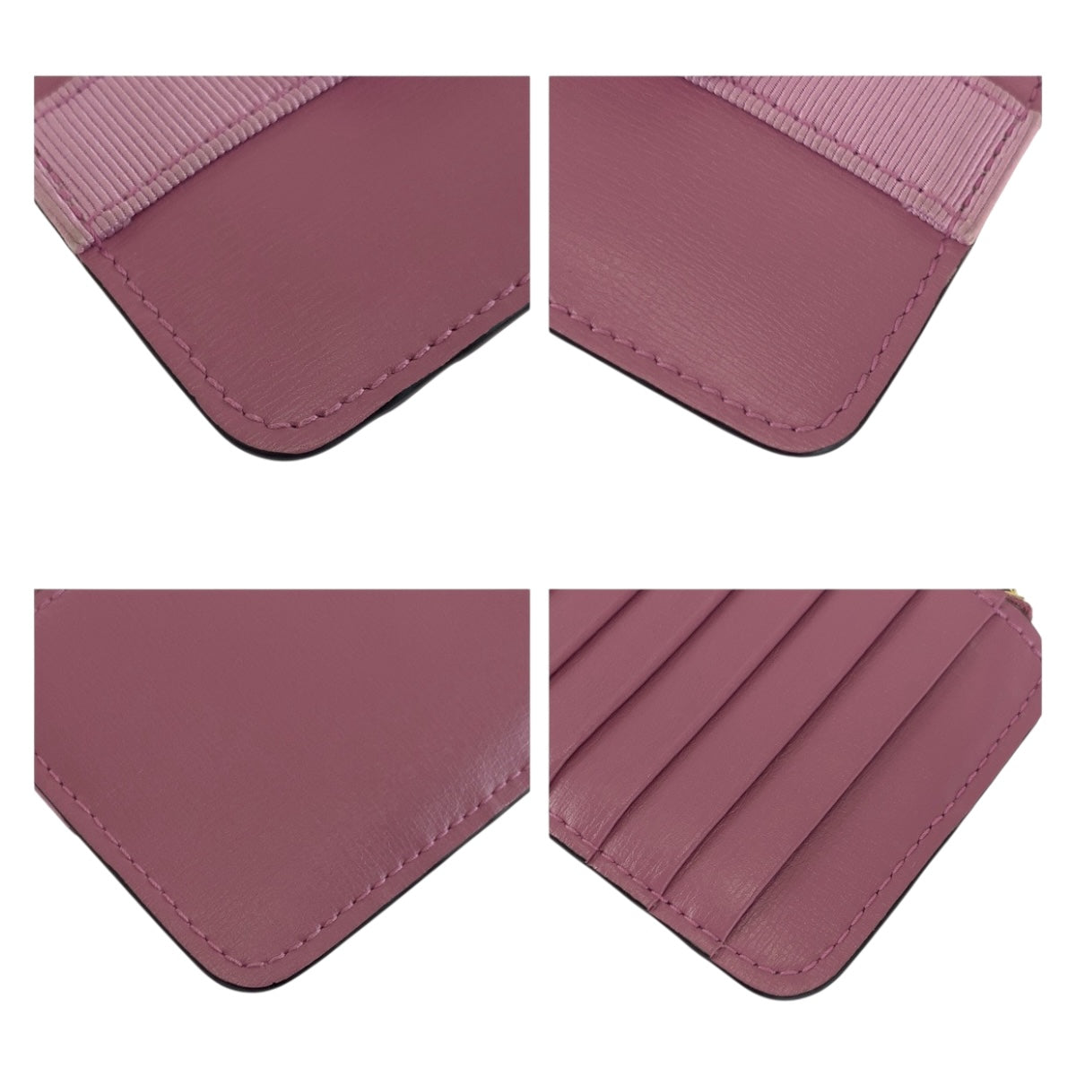 20292
Salvatore Ferragamo サルヴァトーレフェラガモ ヴィラリボン ピンク ゴールド金具 レザー コインケース フラグメントケース レディース ABP14