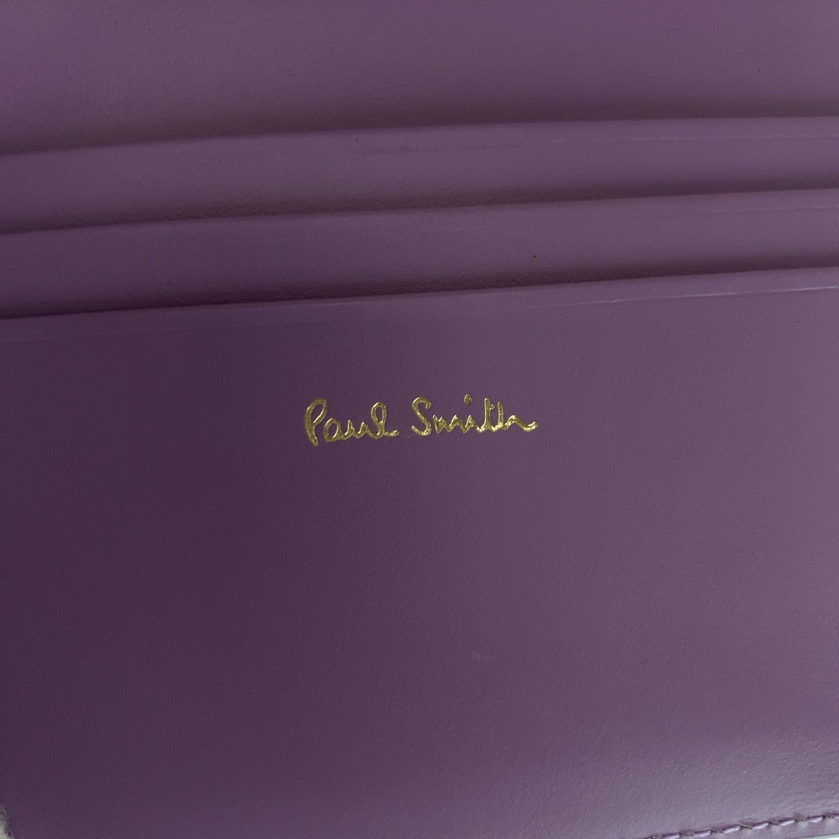 20297
PAUL SMITH COLLECTION ポールスミスコレクション ブルー マルチカラー レザー 折財布 コンパクトウォレット レディース A14