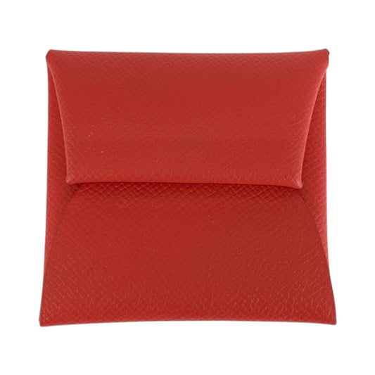 20299
HERMES エルメス バスティア ローズテキサス シルバー金具 シェブルミゾル コインケース 小銭入れ D刻印 レディース A29