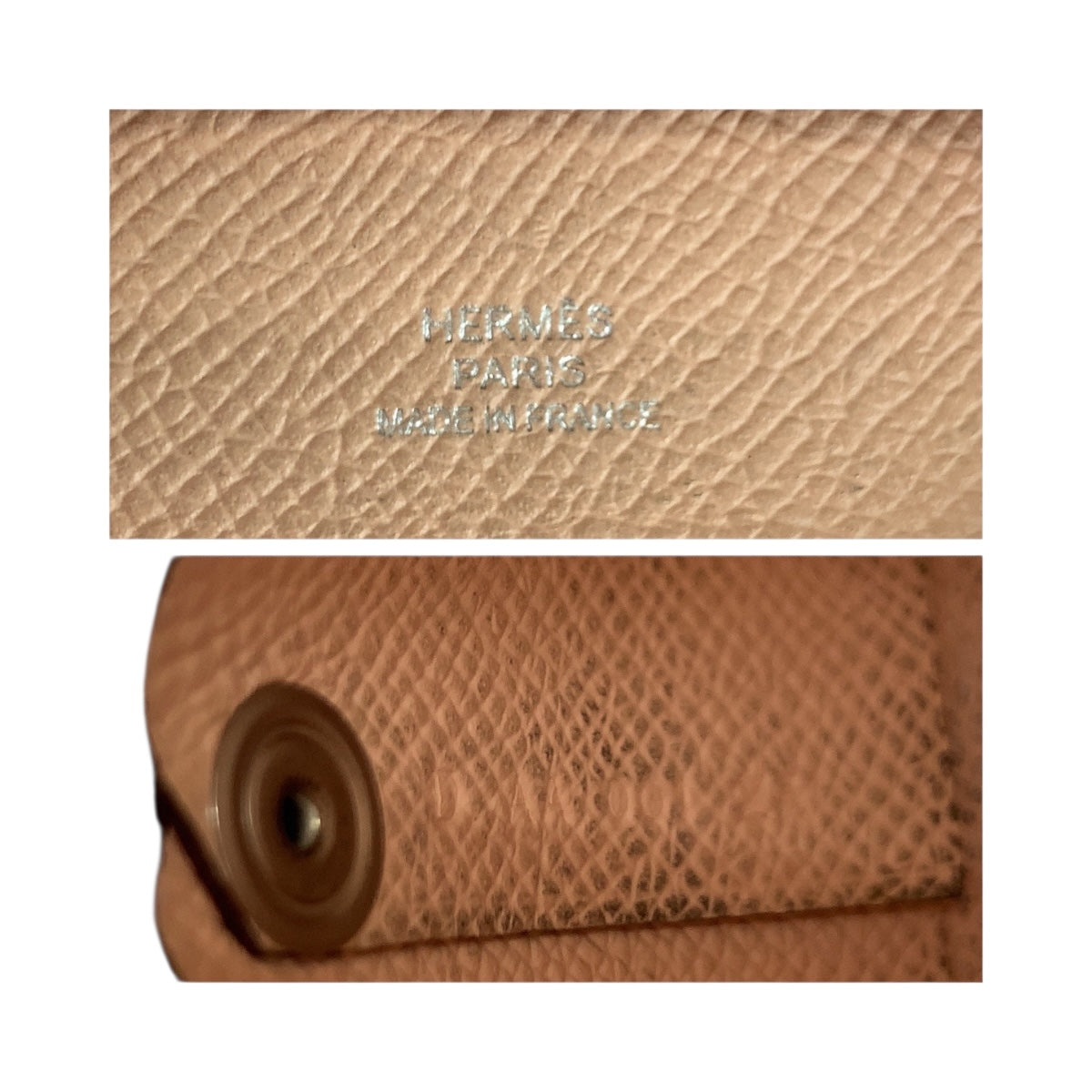 20299
HERMES エルメス バスティア ローズテキサス シルバー金具 シェブルミゾル コインケース 小銭入れ D刻印 レディース A29