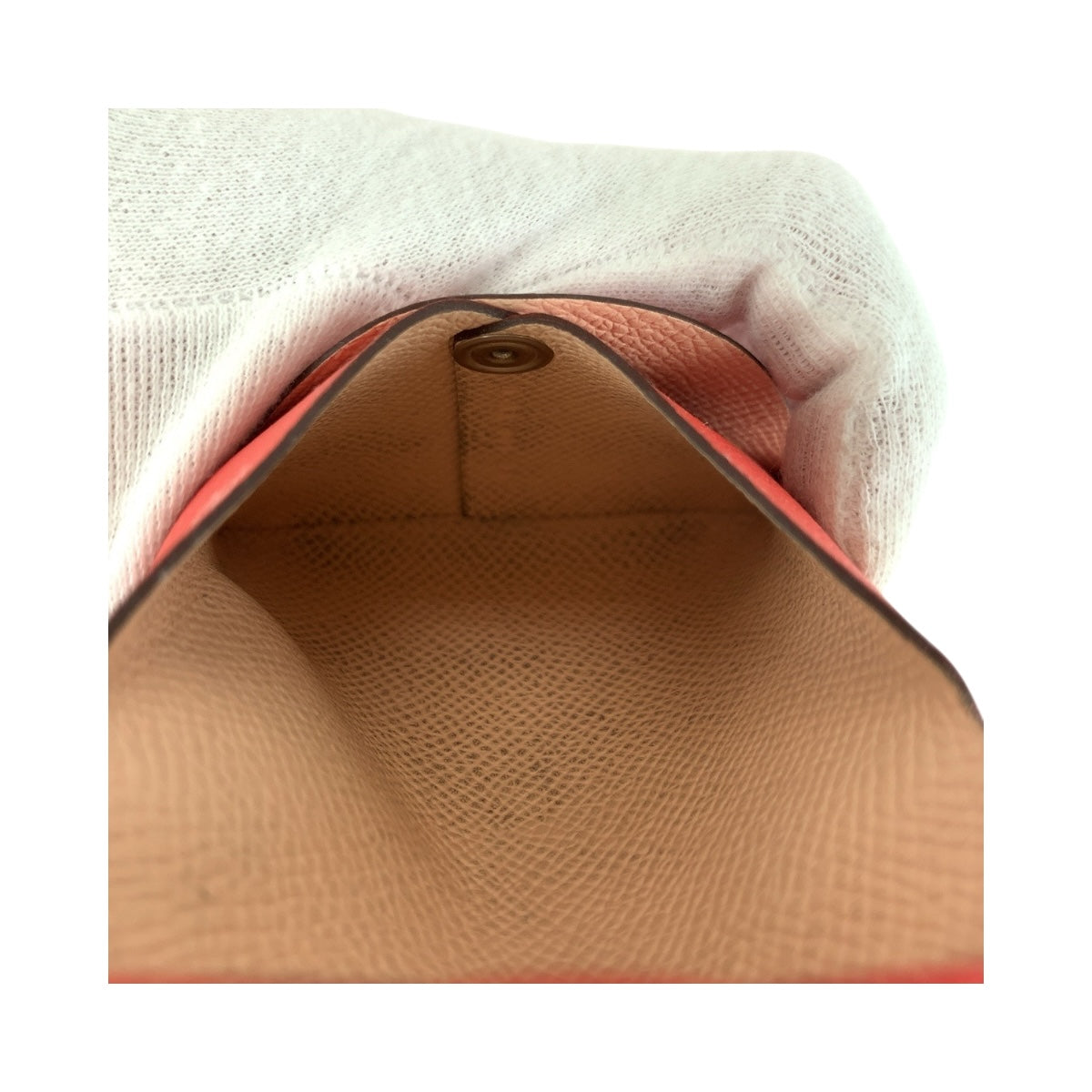 20299
HERMES エルメス バスティア ローズテキサス シルバー金具 シェブルミゾル コインケース 小銭入れ D刻印 レディース A29