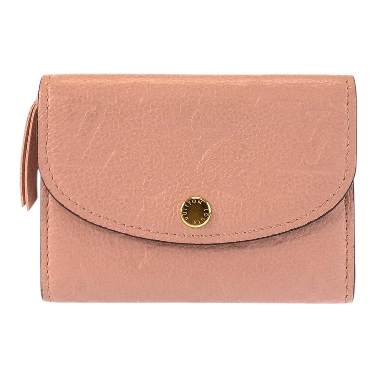 20300
LOUIS VUITTON ルイヴィトン アンプラント ポルトモネ ロザリ ローズプードル ピンク ゴールド金具 レザー M81520 折財布 コンパクトウォレット レディース ABP27