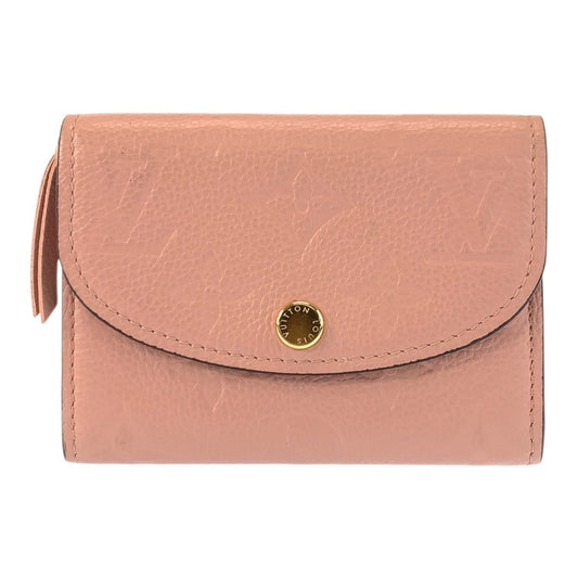 20300
LOUIS VUITTON ルイヴィトン アンプラント ポルトモネ ロザリ ローズプードル ピンク ゴールド金具 レザー M81520 折財布 コンパクトウォレット レディース ABP27