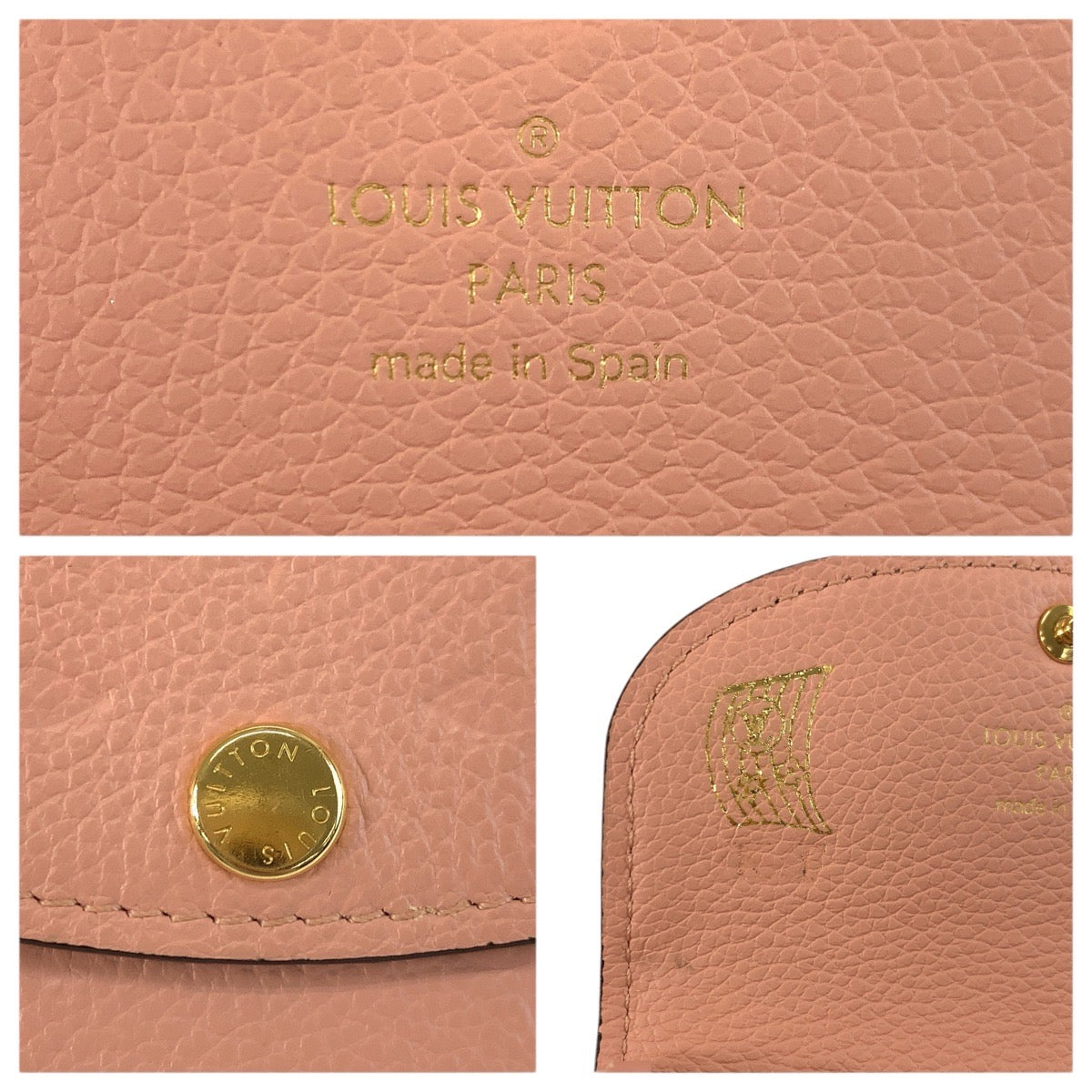 20300
LOUIS VUITTON ルイヴィトン アンプラント ポルトモネ ロザリ ローズプードル ピンク ゴールド金具 レザー M81520 折財布 コンパクトウォレット レディース ABP27