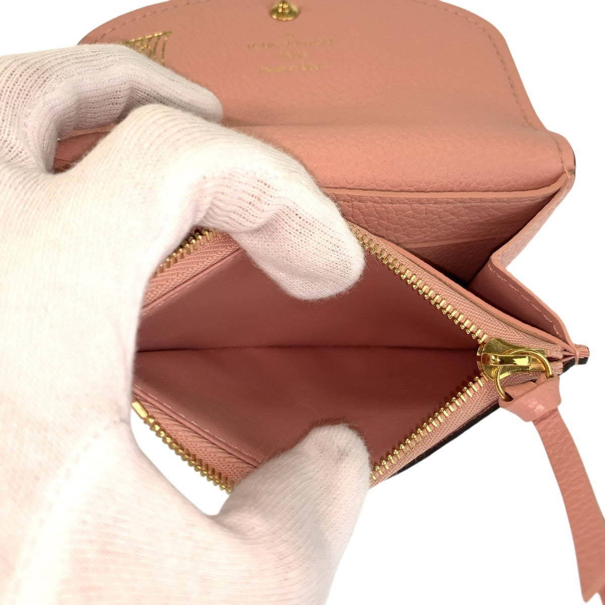 20300
LOUIS VUITTON ルイヴィトン アンプラント ポルトモネ ロザリ ローズプードル ピンク ゴールド金具 レザー M81520 折財布 コンパクトウォレット レディース ABP27