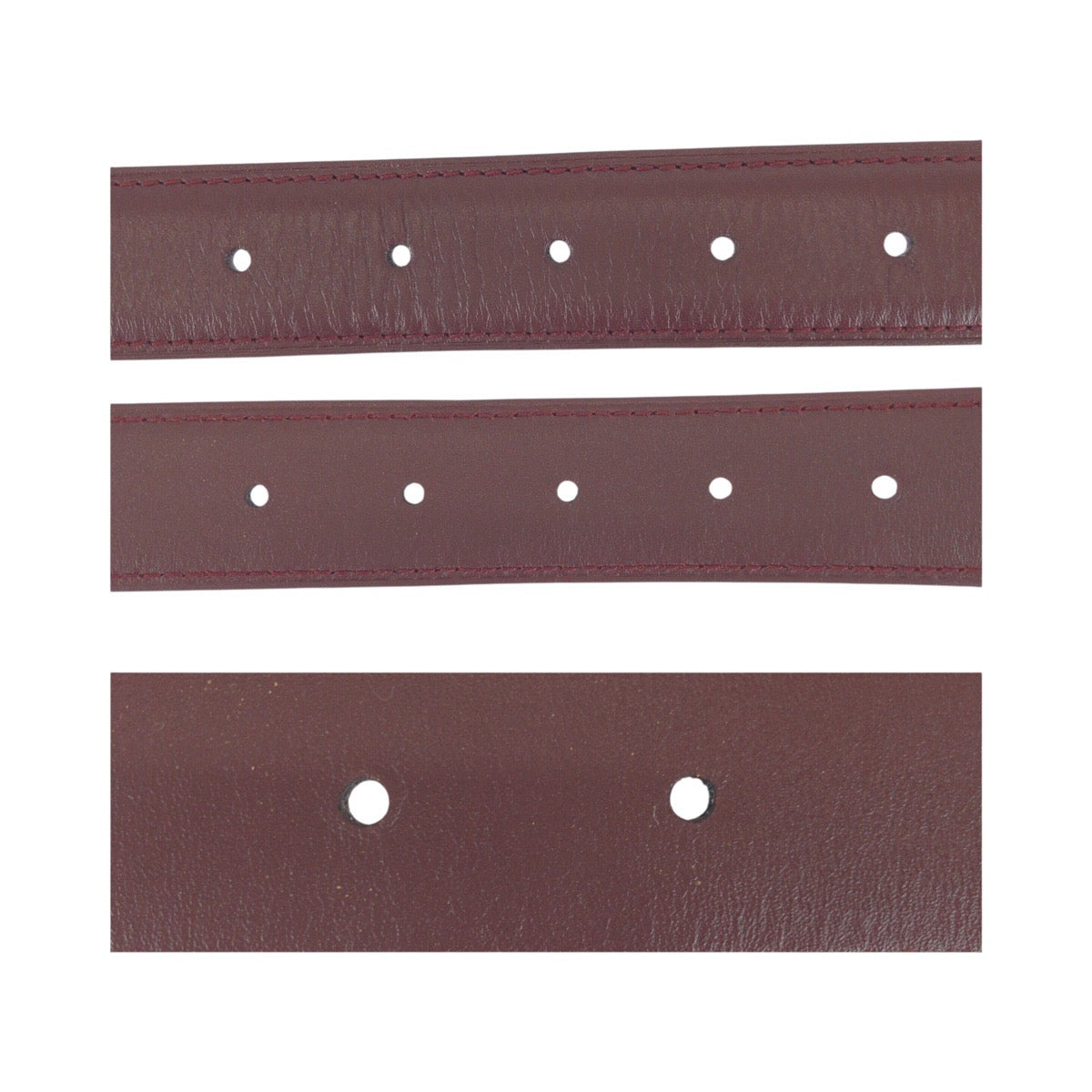 20303
CARTIER カルティエ ヴィンテージ マストライン ボルドー ゴールド金具 レザー ベルト レディース A23