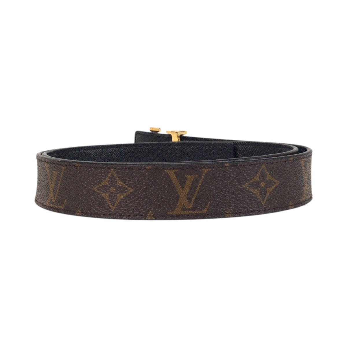 20304
LOUIS VUITTON ルイヴィトン モノグラム サンチュール 80/32 ブラウン ゴールド 金具 PVC M9453 ベルト メンズ AB37