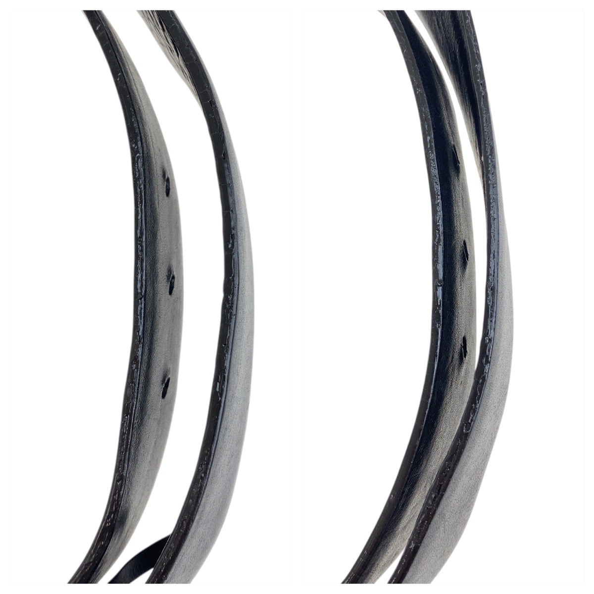 20308
GUCCI グッチ インターロッキングG 90cm/36インチ ブラック 黒 シルバー金具 レザー 13172 479610 ベルト メンズ AB17