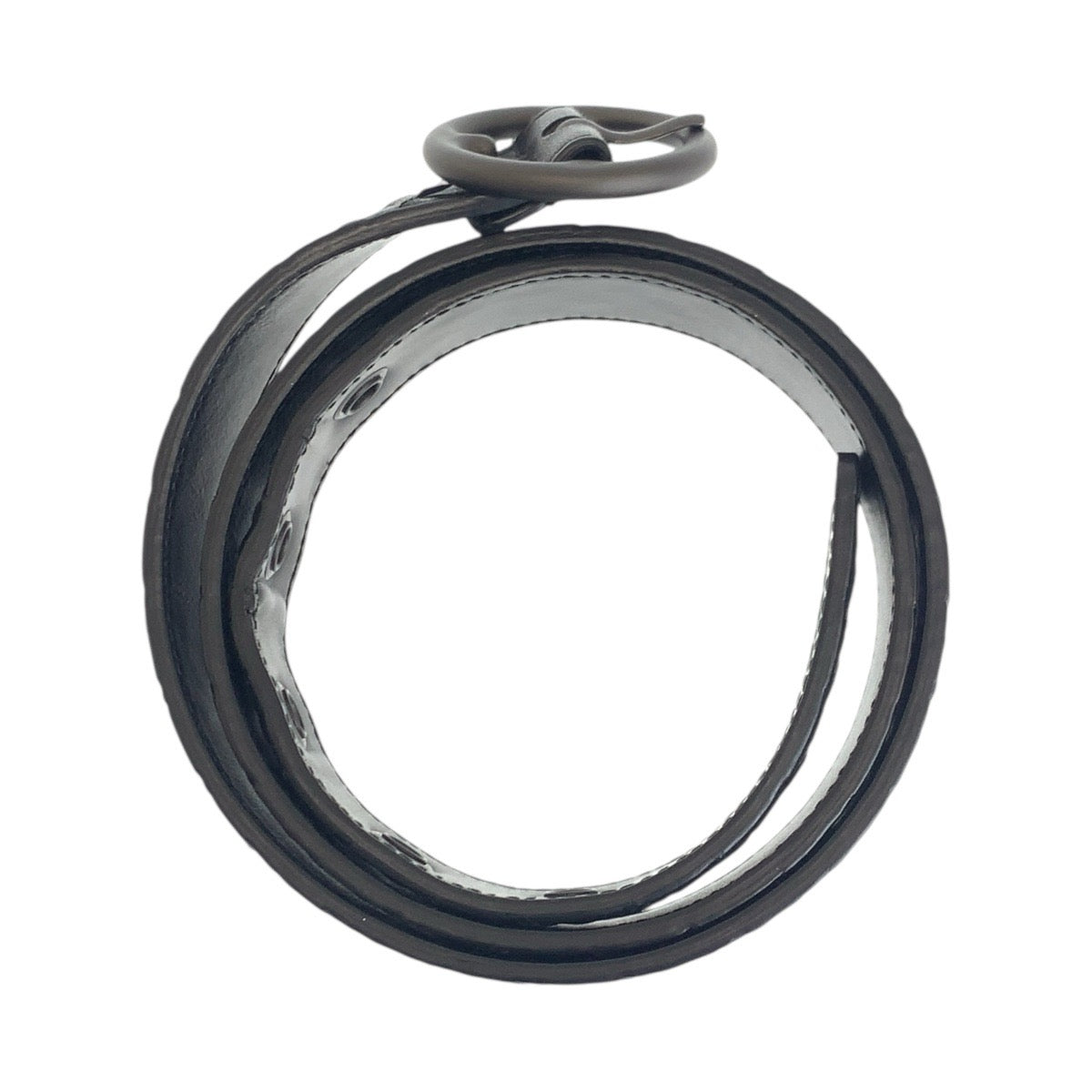 20309
BOTTEGA VENETA ボッテガ・ヴェネタ イントレチャート 80cm/32inc ブラック 黒 ブラック金具 レザー ベルト メンズ A14