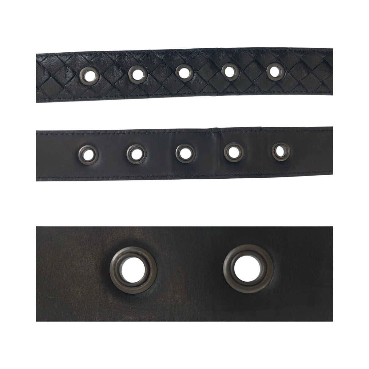 20309
BOTTEGA VENETA ボッテガ・ヴェネタ イントレチャート 80cm/32inc ブラック 黒 ブラック金具 レザー ベルト メンズ A14