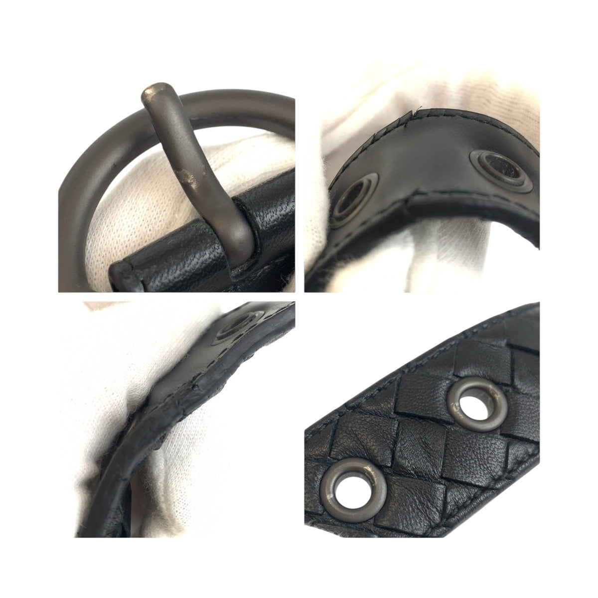 20309
BOTTEGA VENETA ボッテガ・ヴェネタ イントレチャート 80cm/32inc ブラック 黒 ブラック金具 レザー ベルト メンズ A14