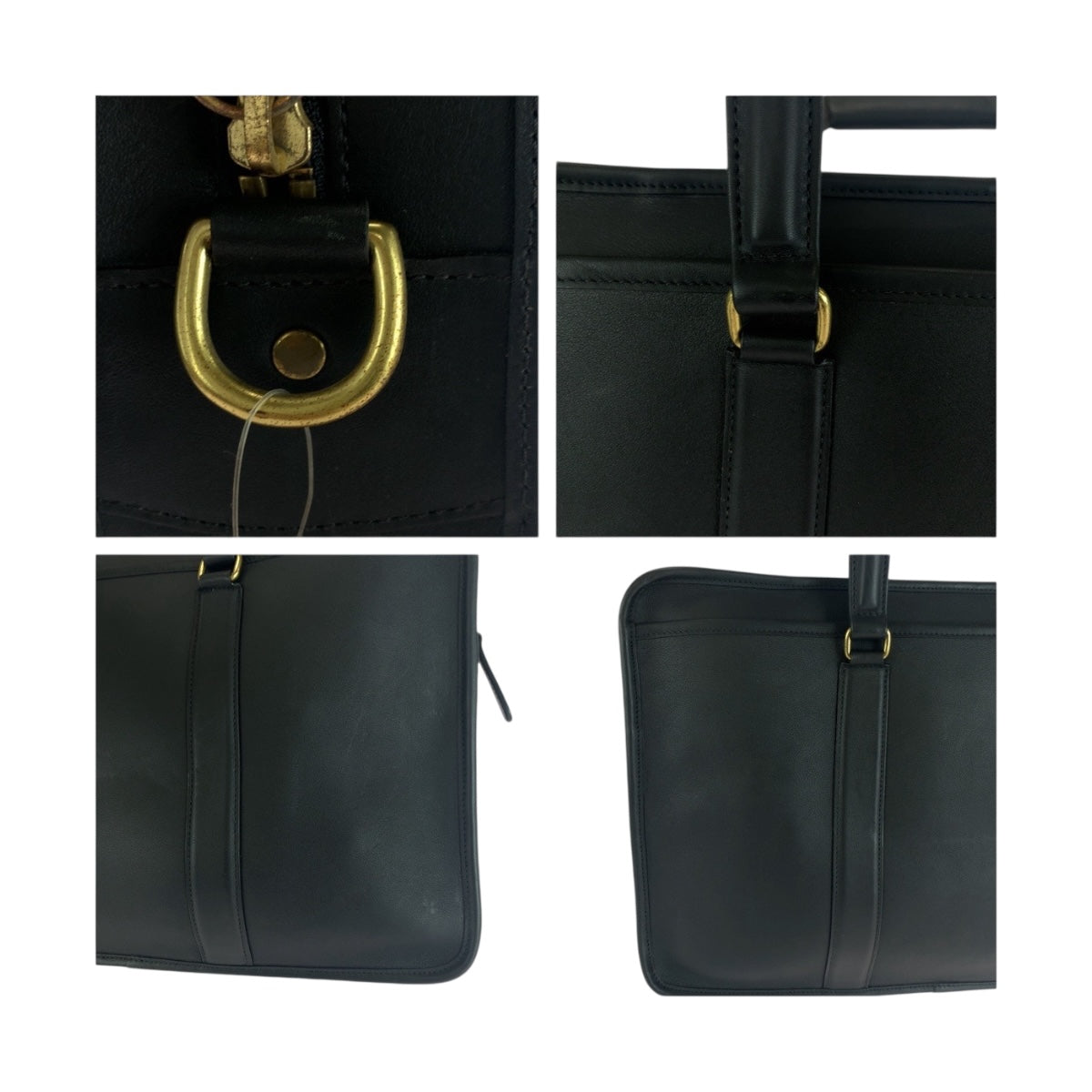 20311
COACH コーチ オールドコーチ ブラック 黒 ゴールド金具 レザー 5296 ビジネスバッグ ブリーフケース 2WAY ショルダーバッグ メンズ A50