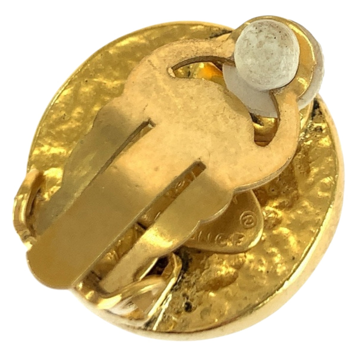 20317
CHANEL シャネル フェイクパール ココマーク ゴールド ホワイト メッキ / フェイクパール イヤリング 94 A刻印 レディース ABP35