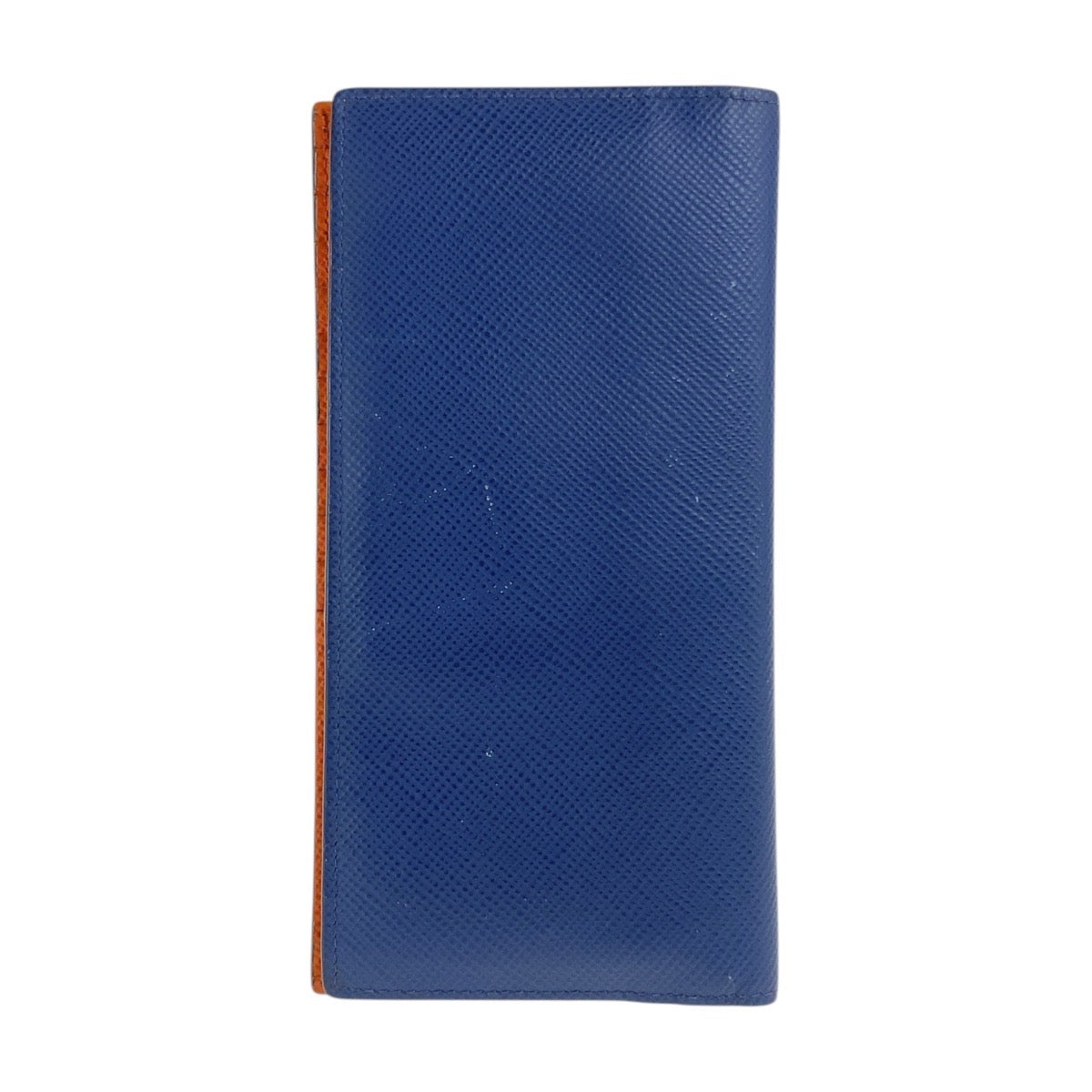 20318
PRADA プラダ サフィアーノ 三角ロゴプレート ネイビー シルバー金具 レザー 長財布 ロングウォレット メンズ ABP23