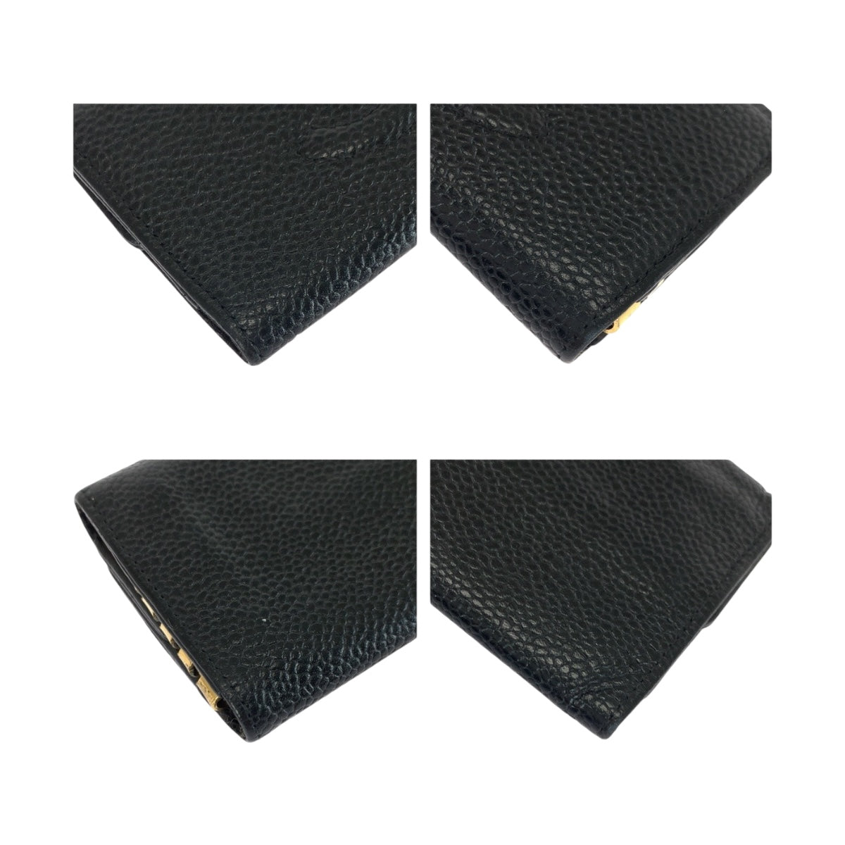 20325
CHANEL シャネル ヴィンテージ ココマーク ブラック 黒 ゴールド金具 レザー キーケース 6連 レディース ABP21