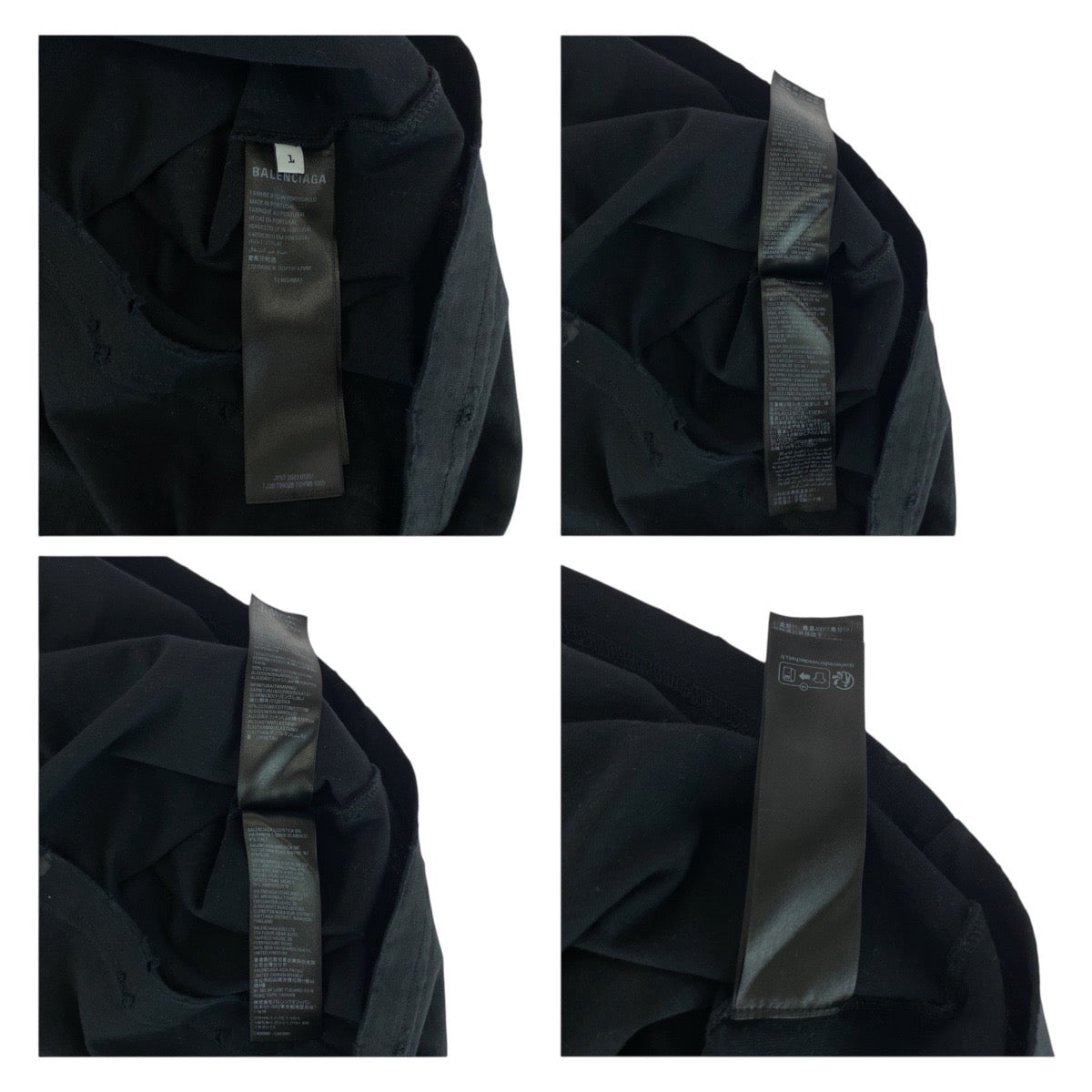 20329
BALENCIAGA バレンシアガ BBロゴ サイズL ブラック 黒 ブラウン コットン 739028 TOVN8 半袖Tシャツ クルーネック メンズ SA84