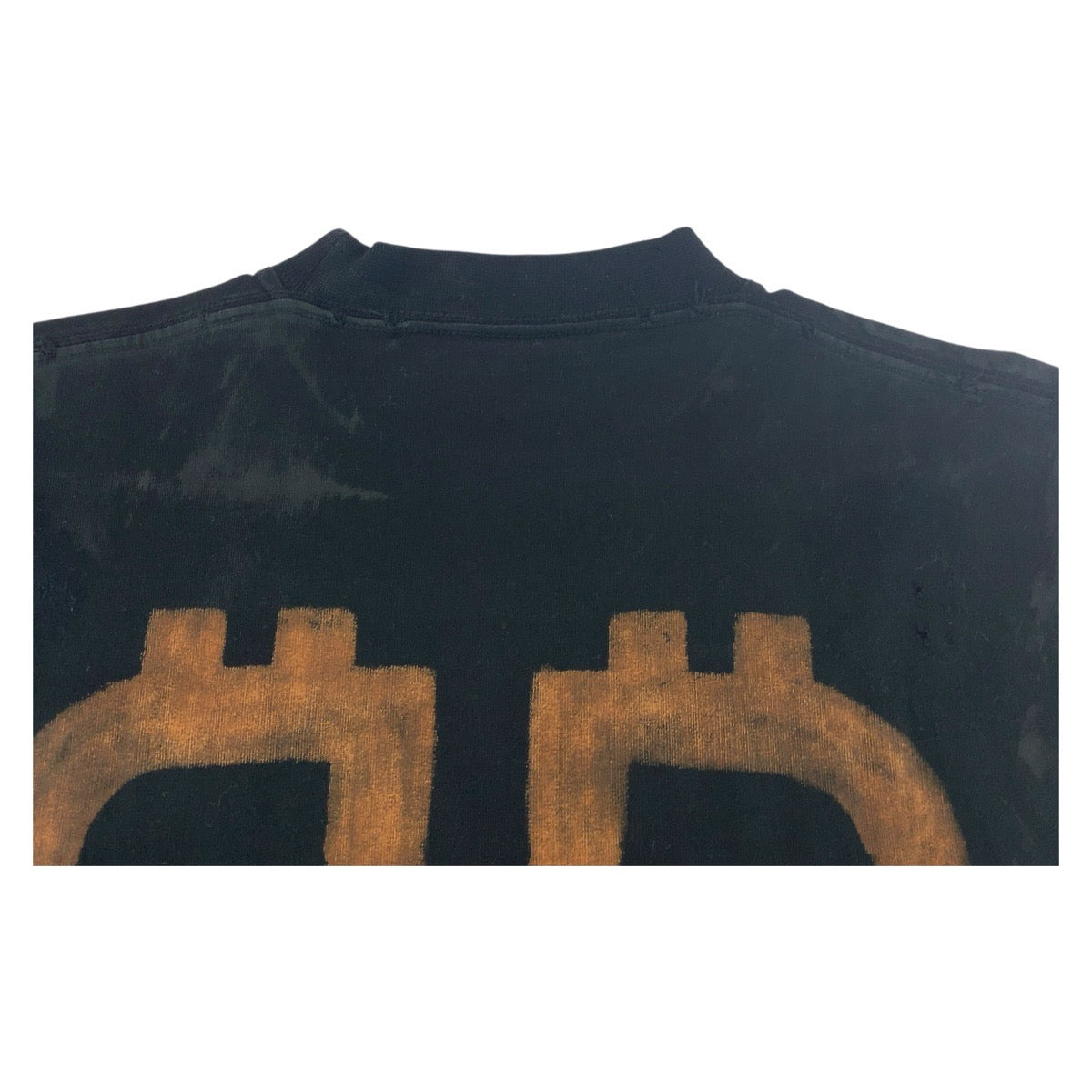 20329
BALENCIAGA バレンシアガ BBロゴ サイズL ブラック 黒 ブラウン コットン 739028 TOVN8 半袖Tシャツ クルーネック メンズ SA84