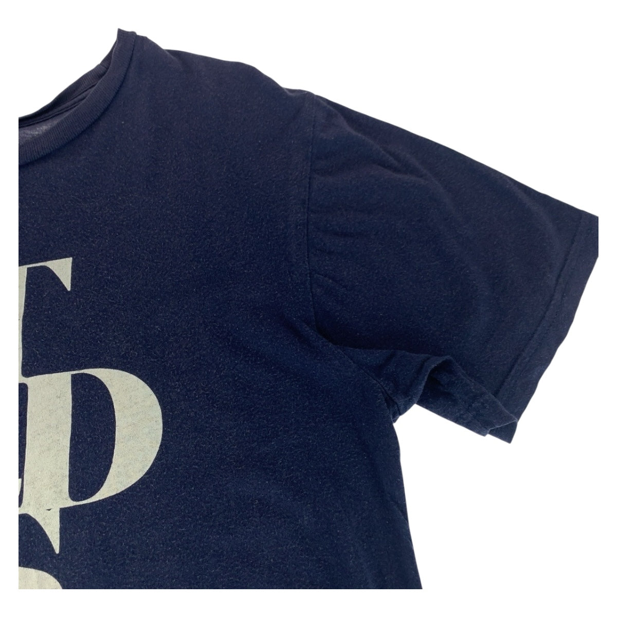 20331
SATURDAYS SURF NYC サタデーズサーフニューヨーク サイズS ネイビー ホワイト コットン 半袖Tシャツ クルーネック メンズ B3