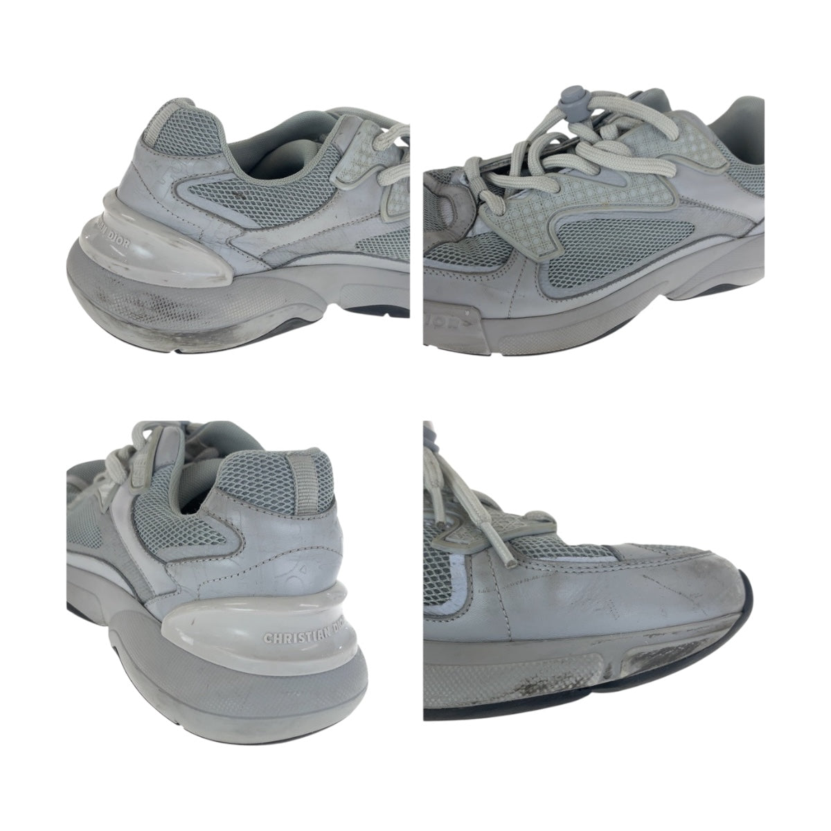 20337
Dior ディオール B24 サイズ40 グレー キャンバス 19 ELS スニーカー ローカット メンズ AB