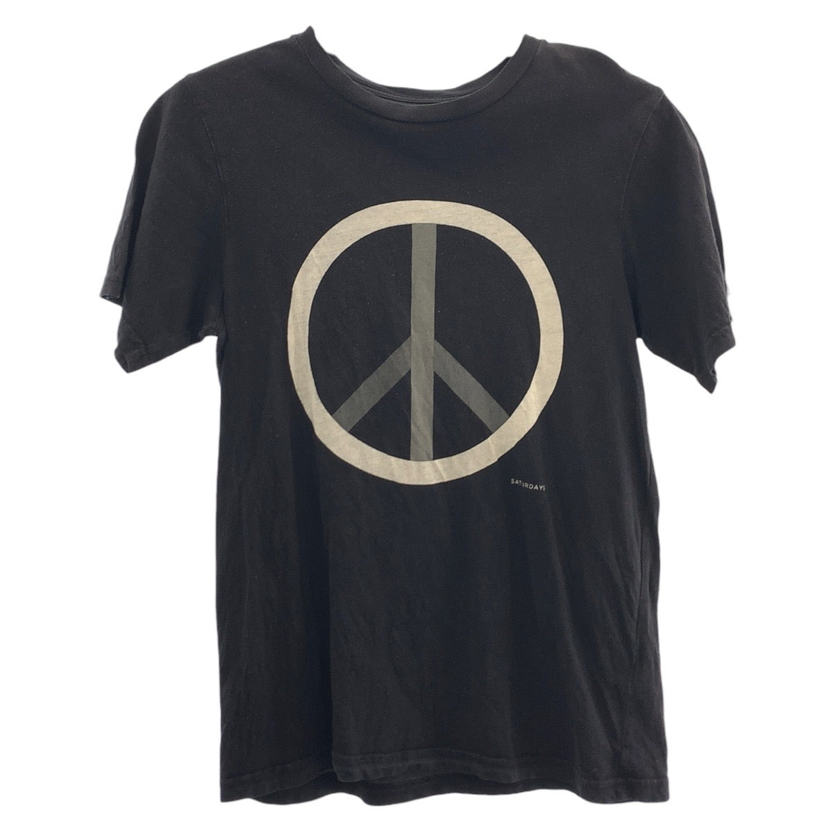 20339
SATURDAYS SURF NYC サタデーズサーフニューヨーク ブラック 黒 コットン Ｔシャツ メンズ B