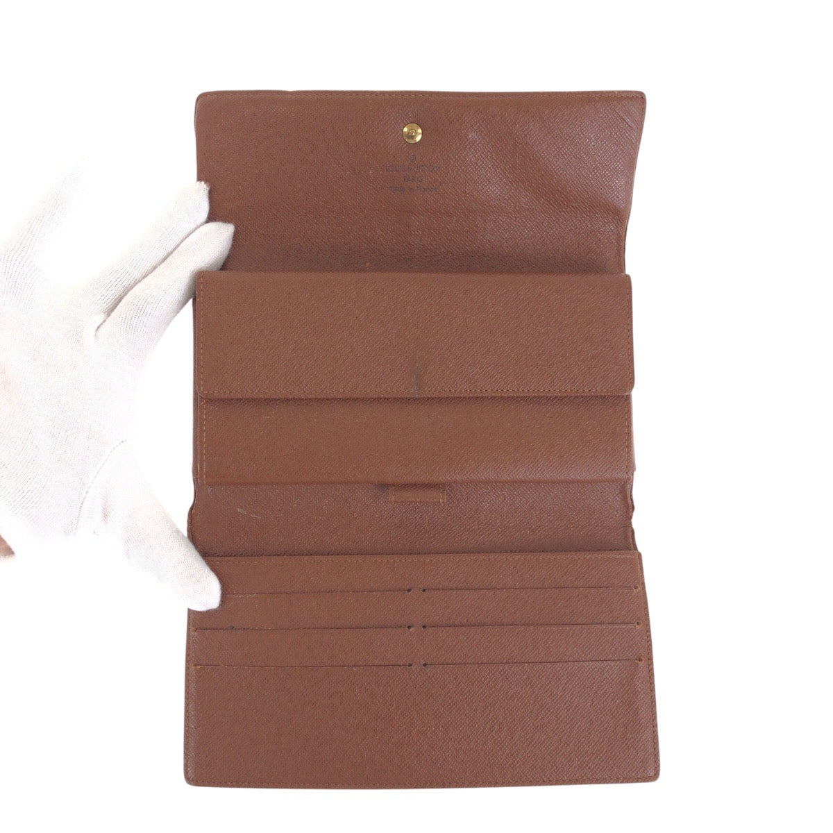 20344
LOUIS VUITTON ルイヴィトン モノグラム ポルトトレゾール インターナショナル ブラウン ゴールド金具 PVC M61215 長財布 ロングウォレット レディース B11