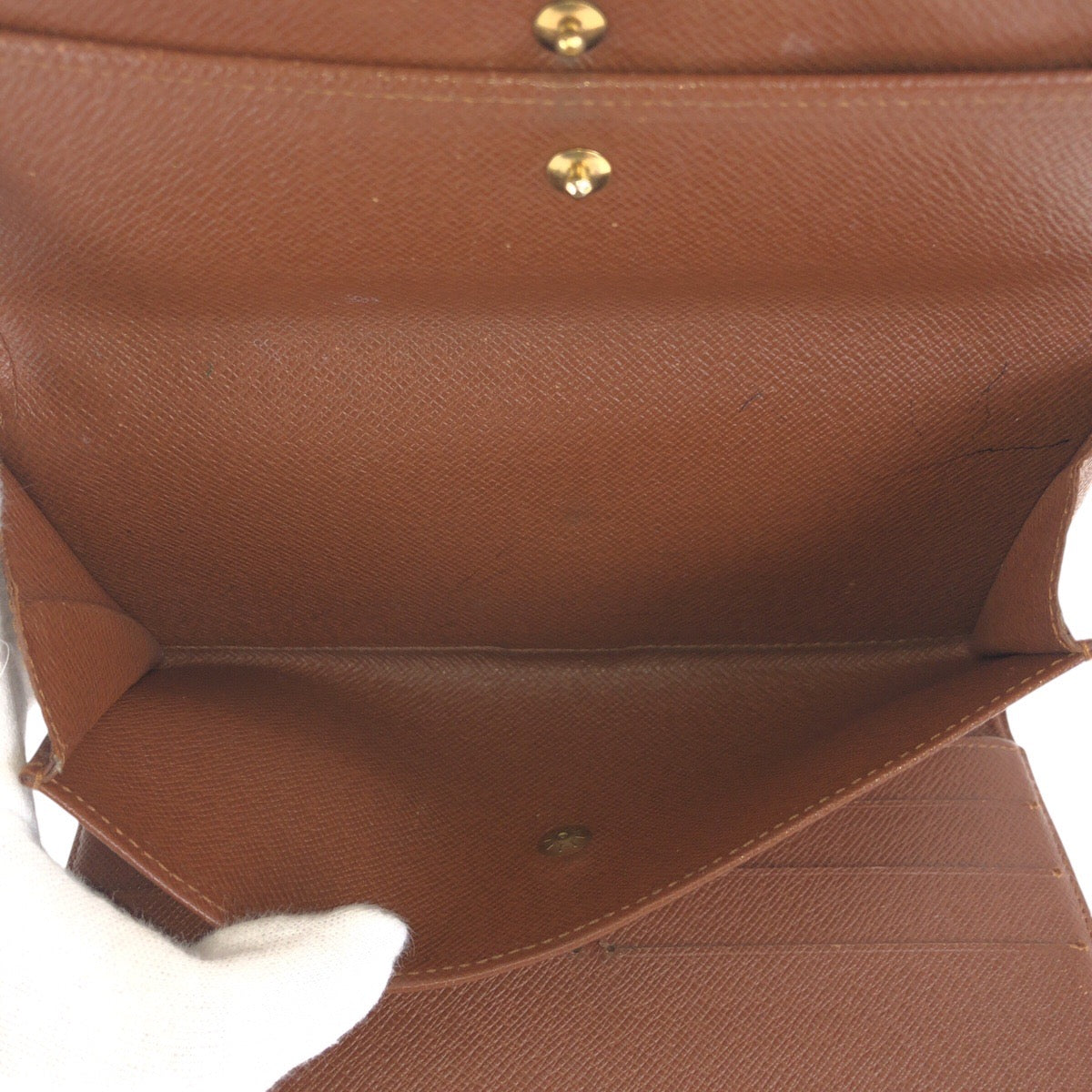 20344
LOUIS VUITTON ルイヴィトン モノグラム ポルトトレゾール インターナショナル ブラウン ゴールド金具 PVC M61215 長財布 ロングウォレット レディース B11