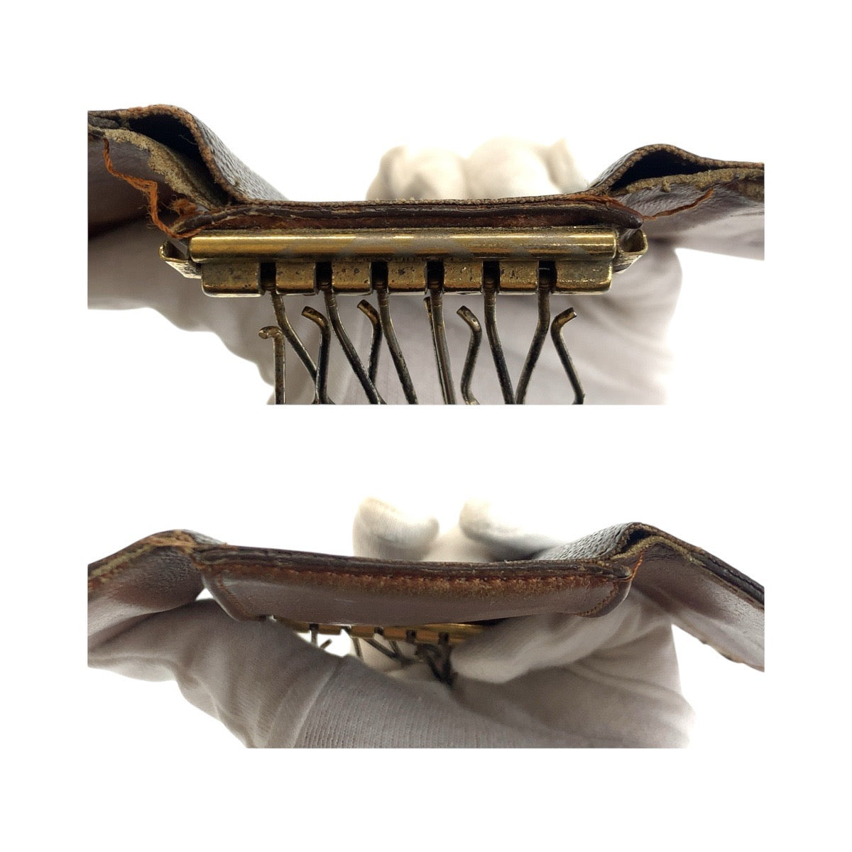 20346
LOUIS VUITTON ルイヴィトン モノグラム ミュルティクレ6 ブラウン ゴールド金具 PVC M62630 キーケース 6連 男女兼用 レディース B3