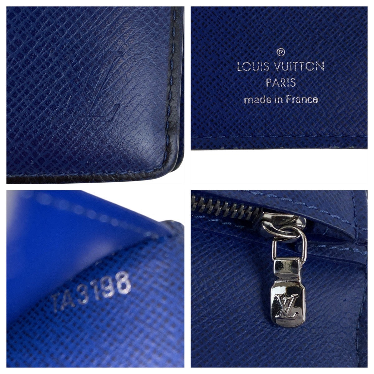 20348
LOUIS VUITTON ルイヴィトン タイガ ポルトフォイユ ブラザ ネイビー シルバー金具 レザー M30559 長財布 ロングウォレット メンズ AB14