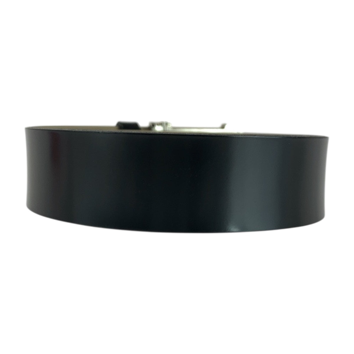 20352
Dunhill ダンヒル 112cm/44inc ブラック 黒 シルバー金具 レザー ベルト バックル メンズ A28