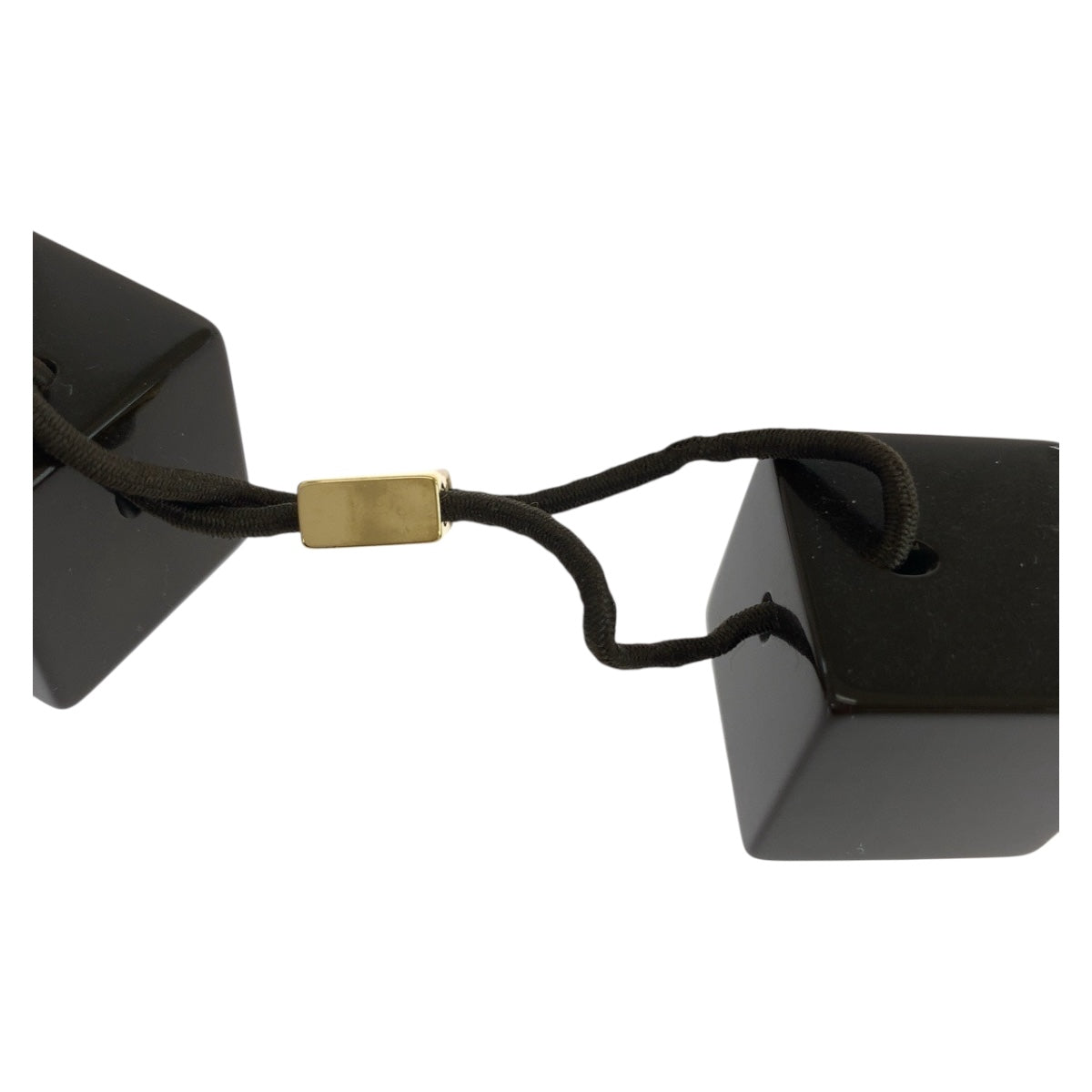 20356
LOUIS VUITTON ルイヴィトン ラインストーン ブラウン ゴールド金具 プラスチック ヘアアクセサリー ヘアゴム レディース AB3