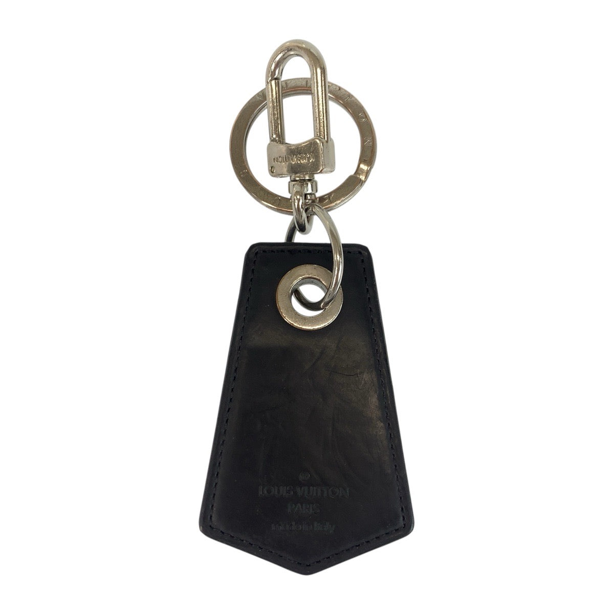 20357
LOUIS VUITTON ルイヴィトン モノグラム エクリプス ブラック 黒 シルバー金具 レザー / PVC MP1795 キーホルダー キーリング キーチャーム メンズ AB14