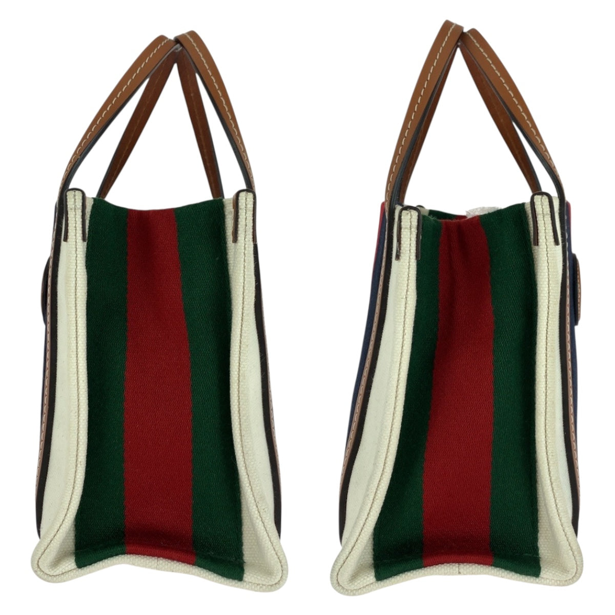 20363
GUCCI グッチ インターロッキング ホワイト ブラウン ゴールド金具 キャンバス ショルダーバッグ トートバッグ 2way レディース A100