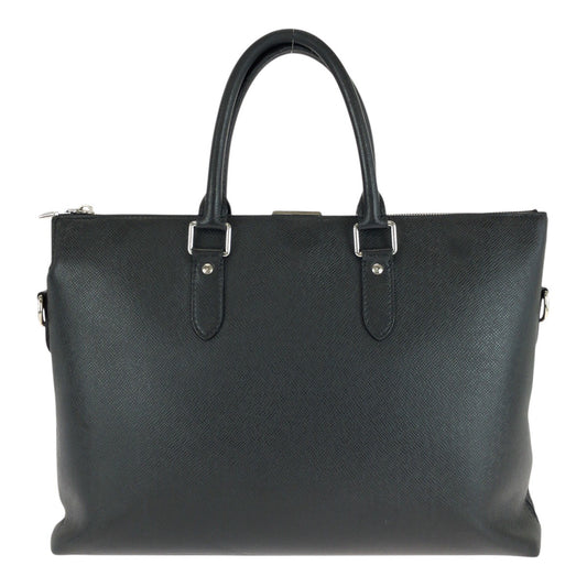 20368
LOUIS VUITTON ルイヴィトン タイガ アントン ブラック 黒 シルバー金具 レザー M33416 ビジネスバッグ ブリーフケース メンズ AB72