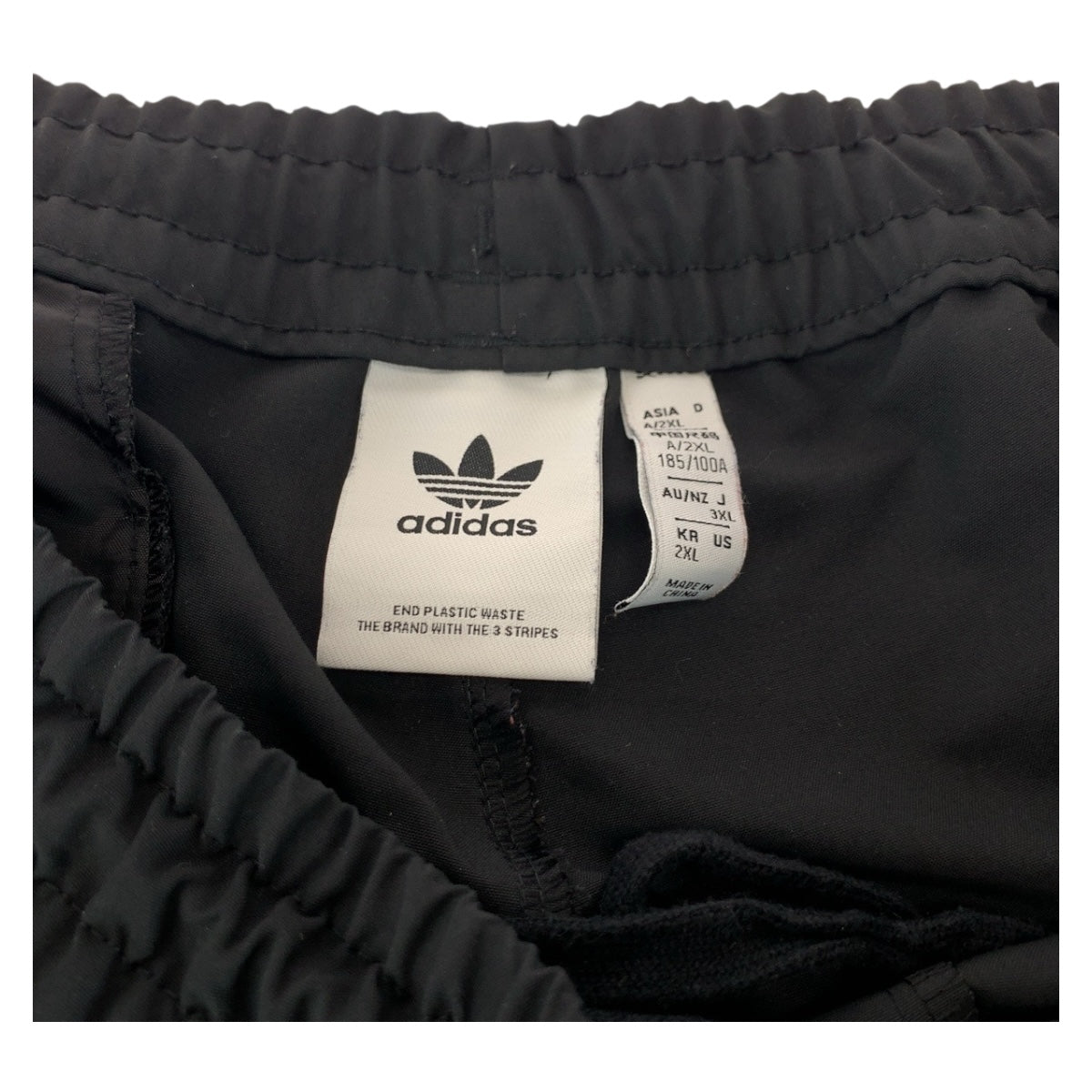 20374
adidas アディダス アンチユニバーシティ サイズ2XL ブラック ホワイト ポリエステル パンツ ジャージ メンズ ABP